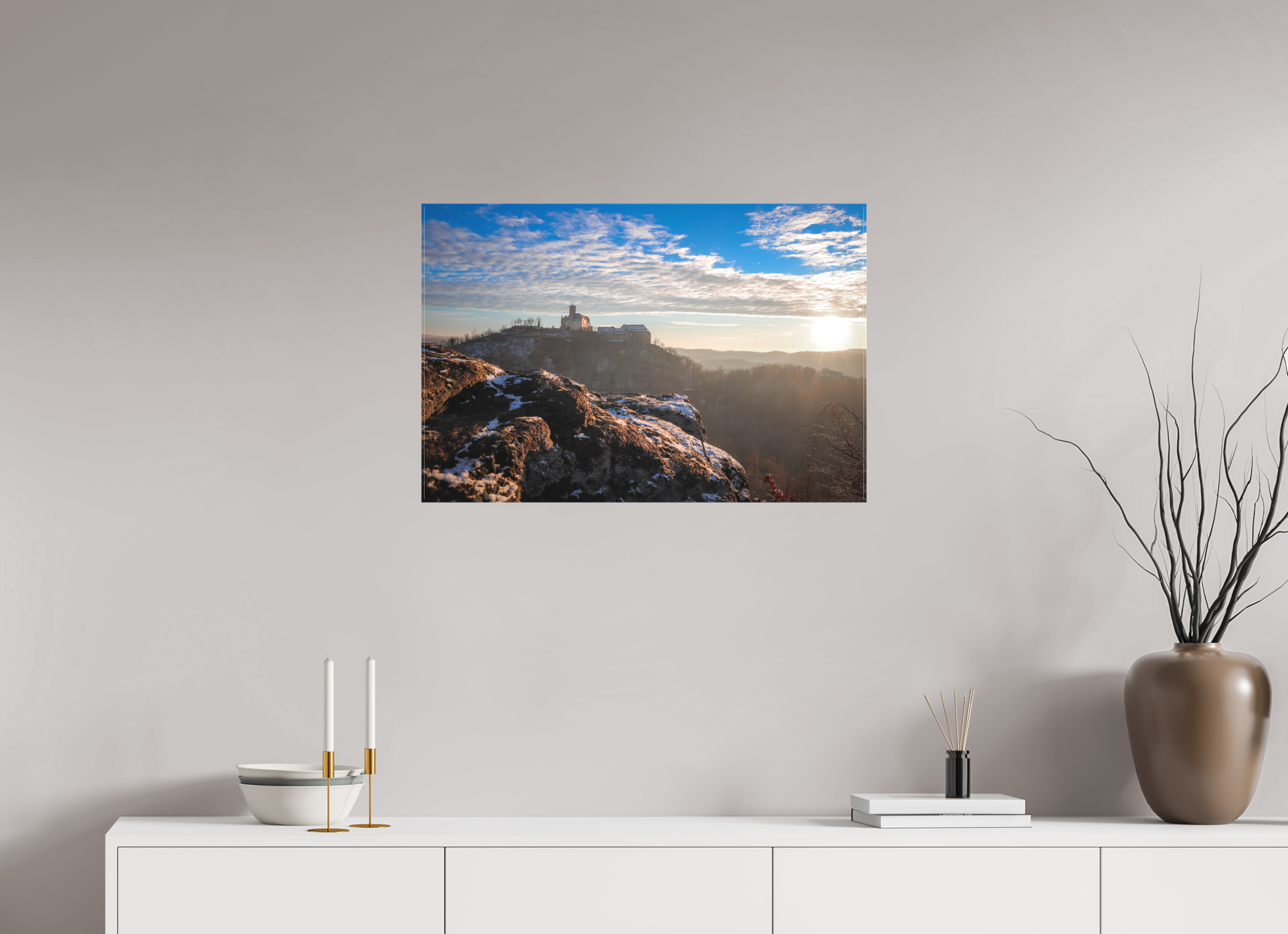 75 x 50 cm, Leinwandprint, matt Metilstein