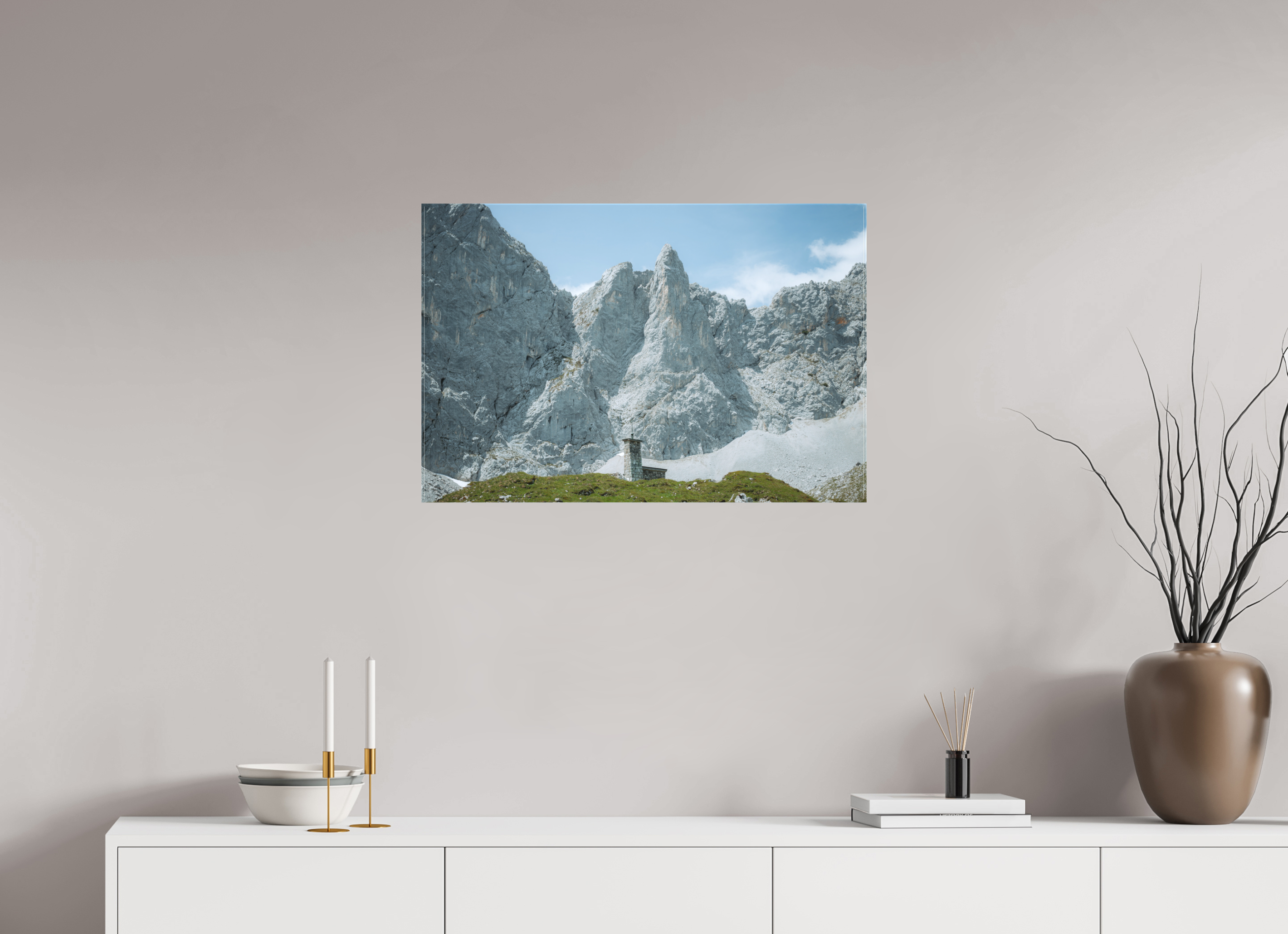 75 x 50 cm, Leinwandprint, matt Karwendel 5