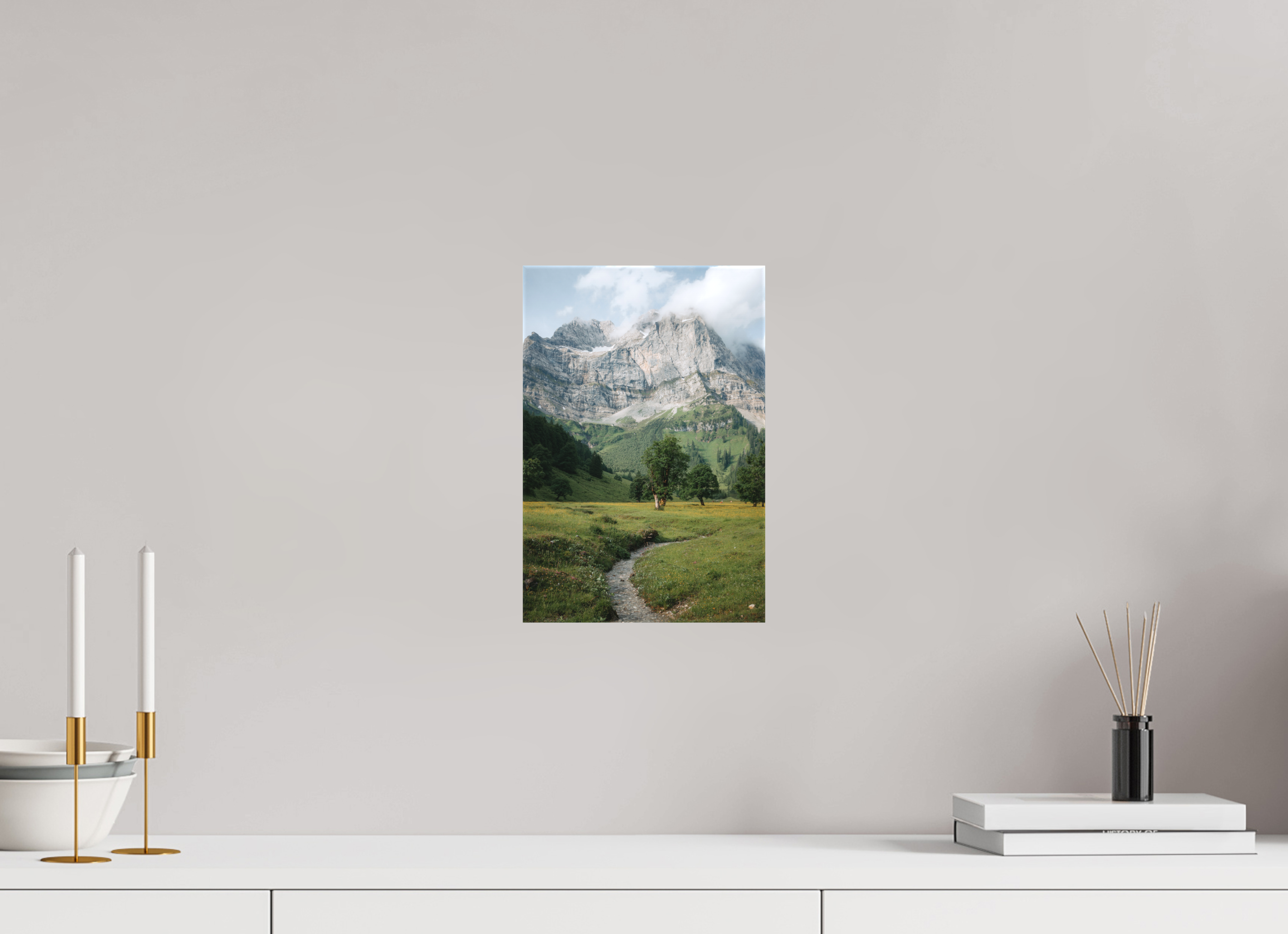 20 x 30 cm, Leinwandprint, matt Karwendel 6