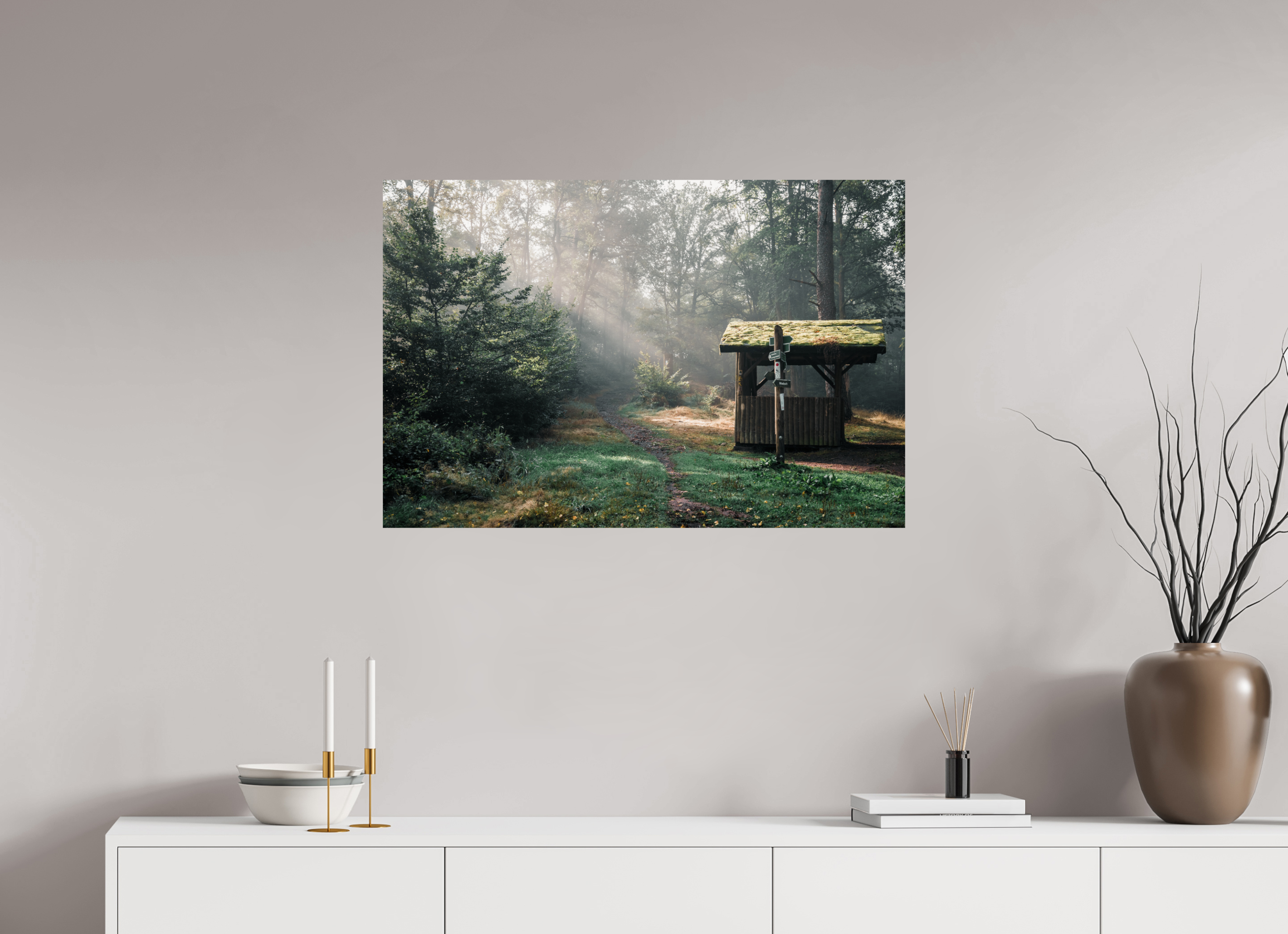 90 x 60 cm, Premium - Hahnemühle Photo Rag Baryta Märchenwald
