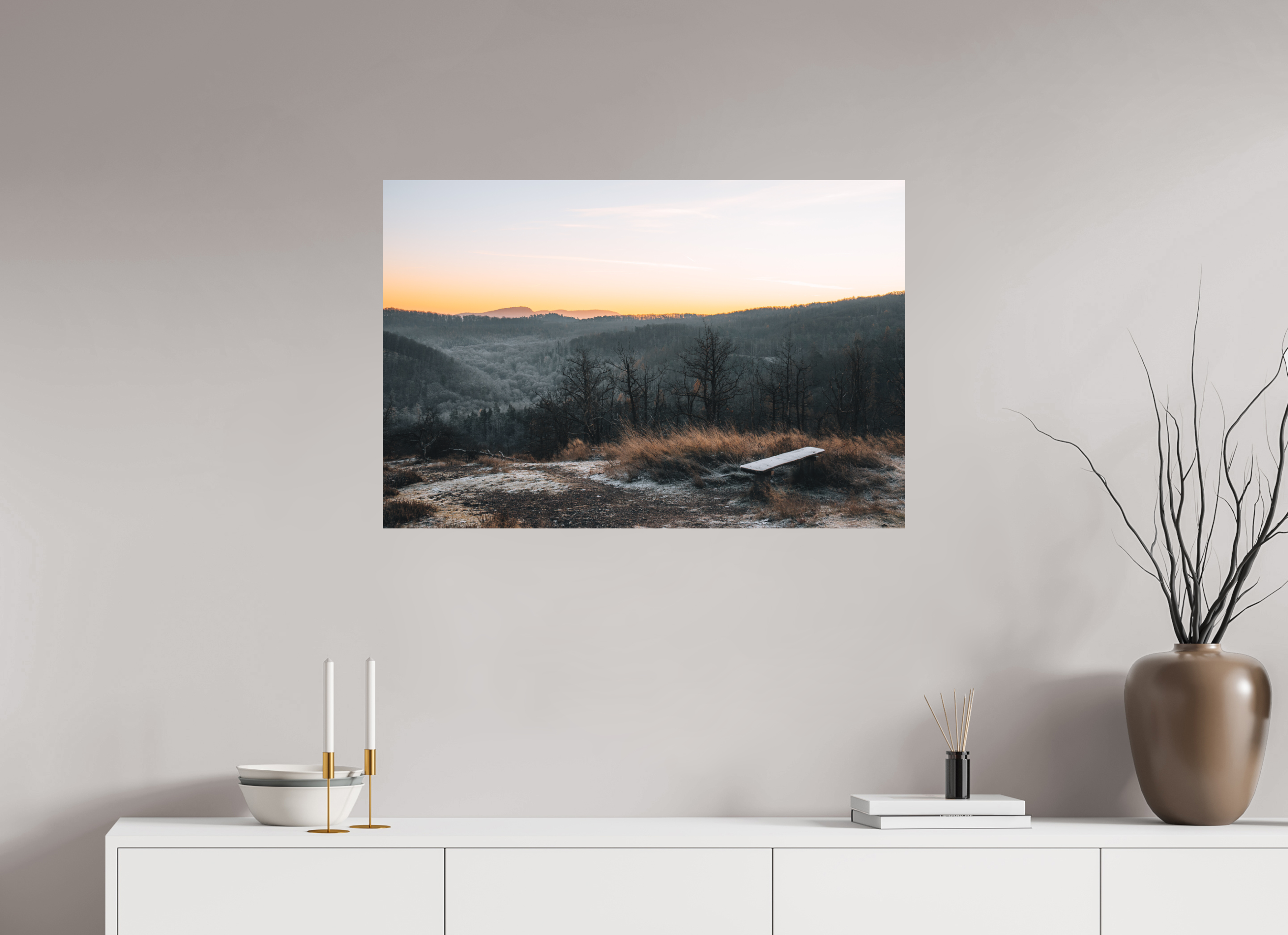90 x 60 cm, Standard - Fuji Crystal Archive Silk Breitengescheid Sunrise
