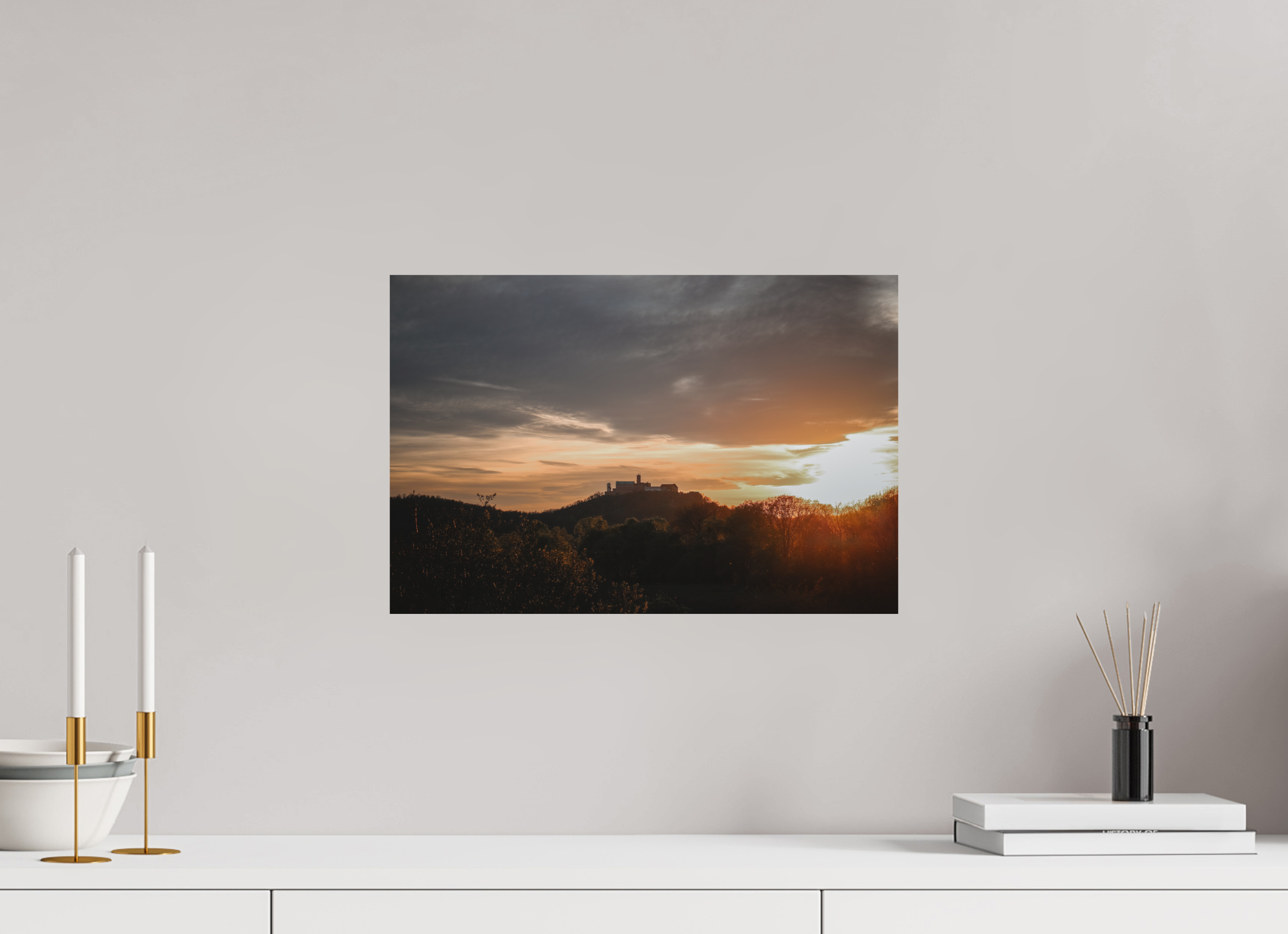45 x 30 cm, Standard - Fuji Crystal Archive Silk Wartburg Sunset