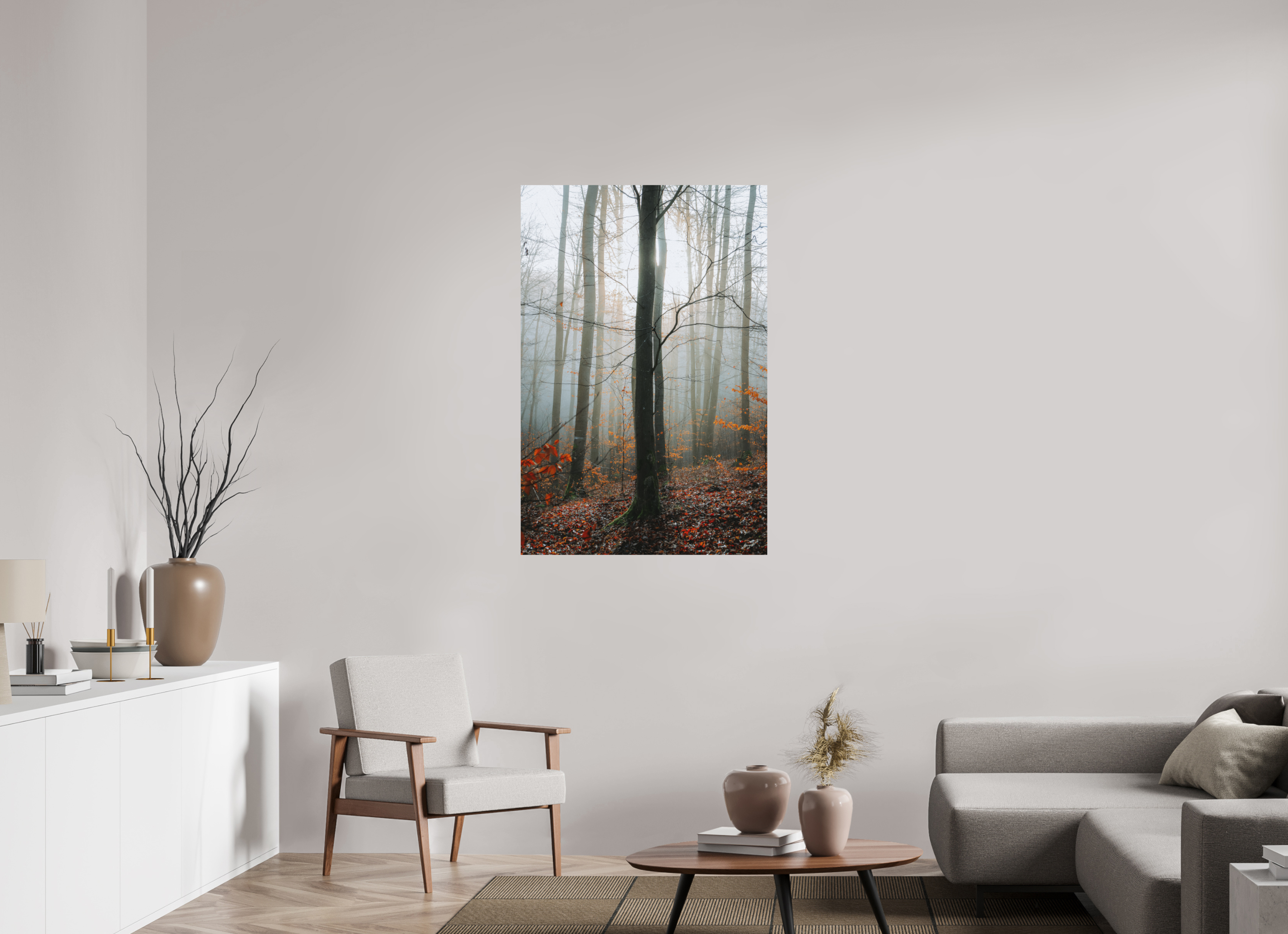 80 x 120 cm, Standard - Fuji Crystal Archive Silk Januarsonne