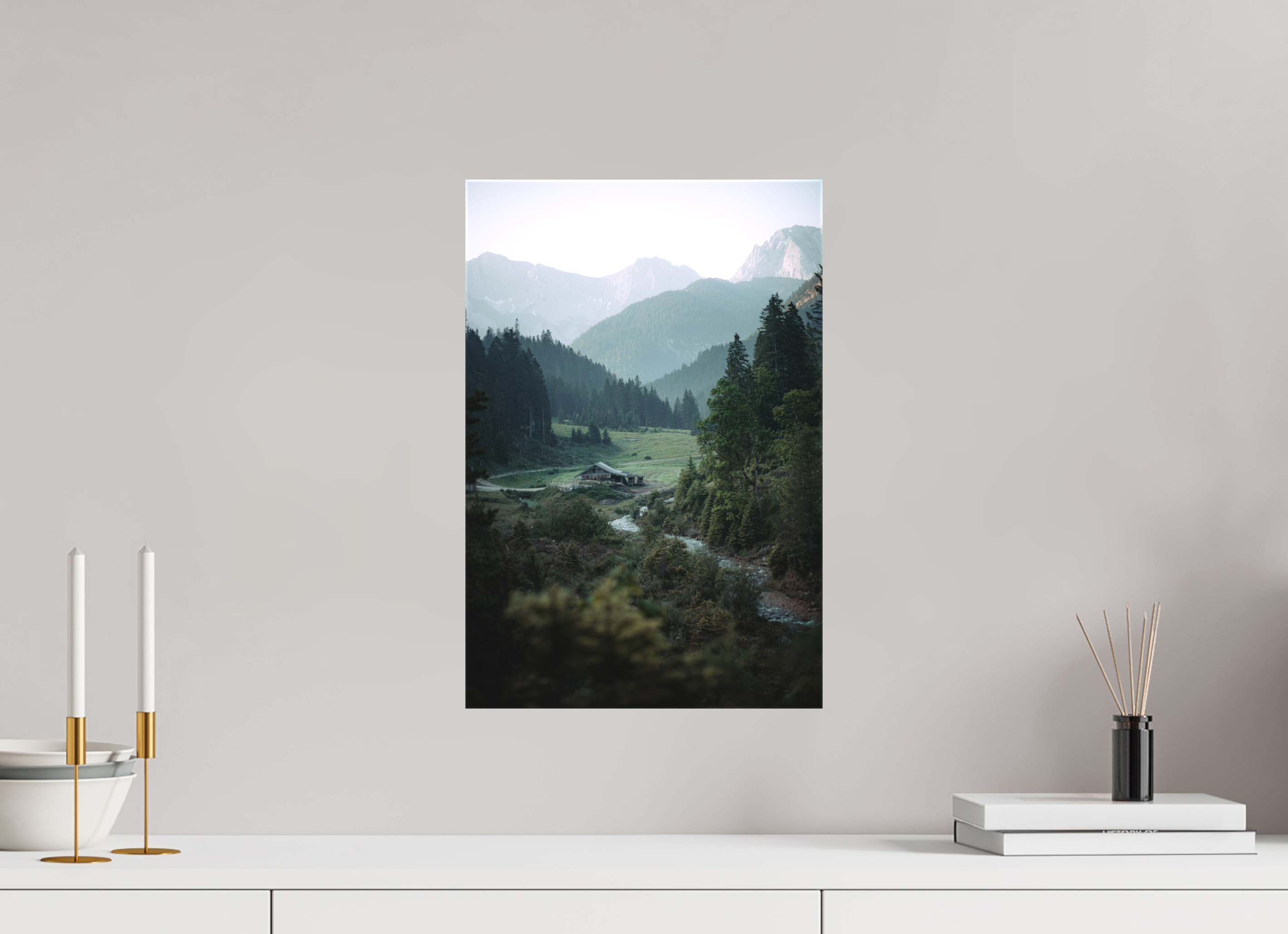 30 x 45 cm, Leinwandprint, matt Karwendel 7