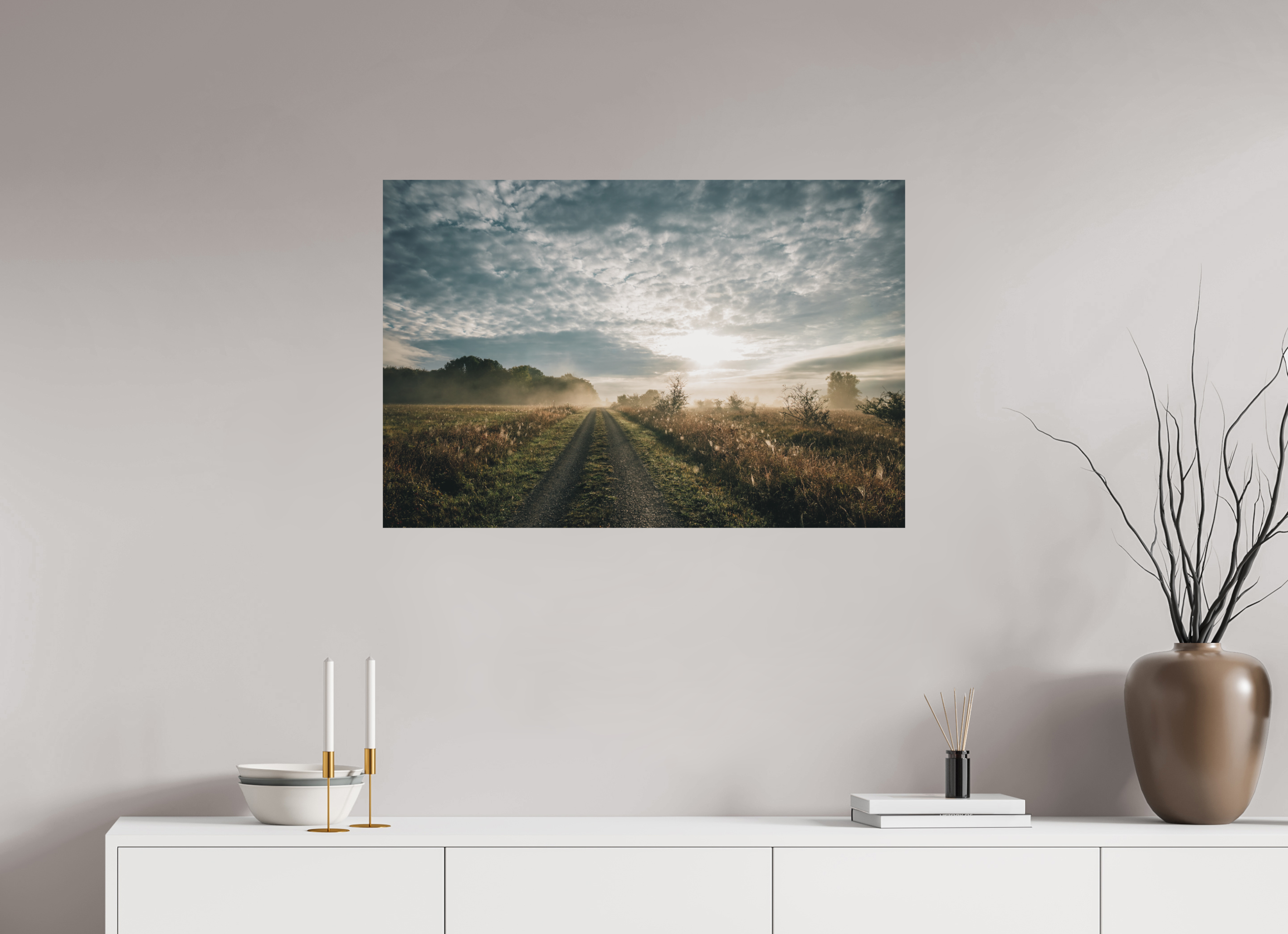 90 x 60 cm, Standard - Fuji Crystal Archive Silk Hainich Sunrise