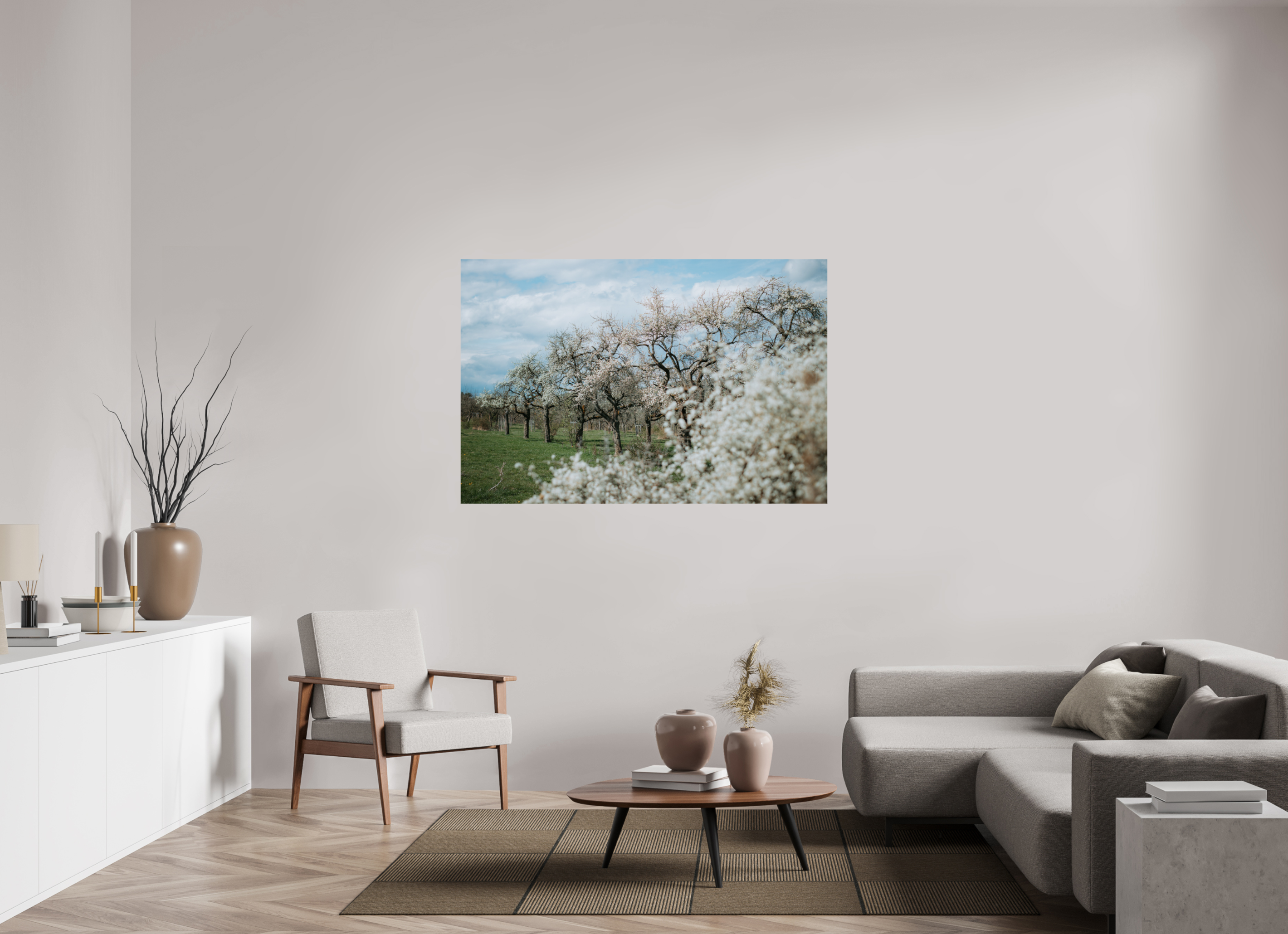 150 x 100 cm, Premium - Hahnemühle Photo Rag Baryta Kirschblüte
