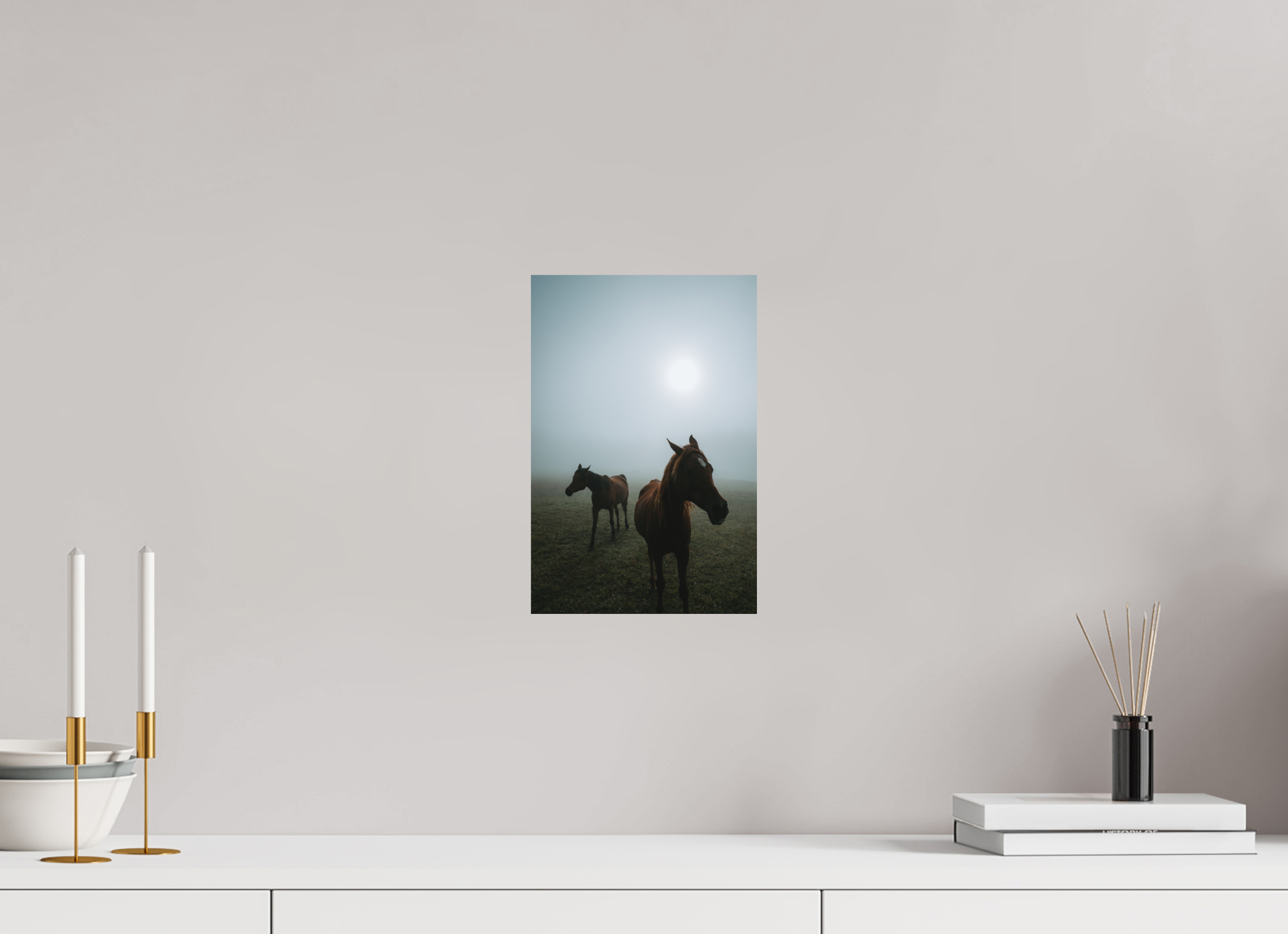 20 x 30 cm, Standard - Fuji Crystal Archive Silk Pferde am Clausberg