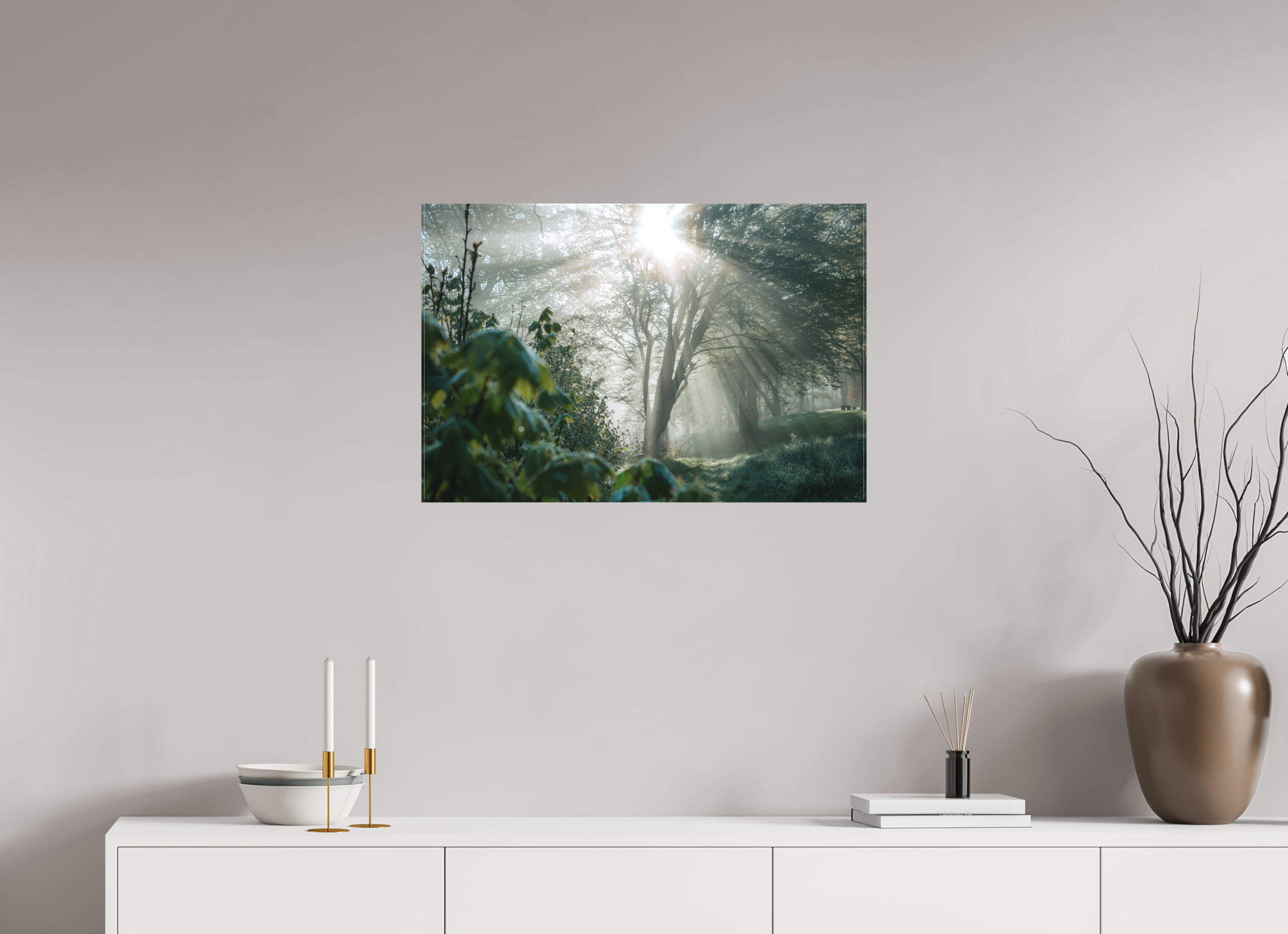 75 x 50 cm, Leinwandprint, matt Stadtpark Eisenach 2