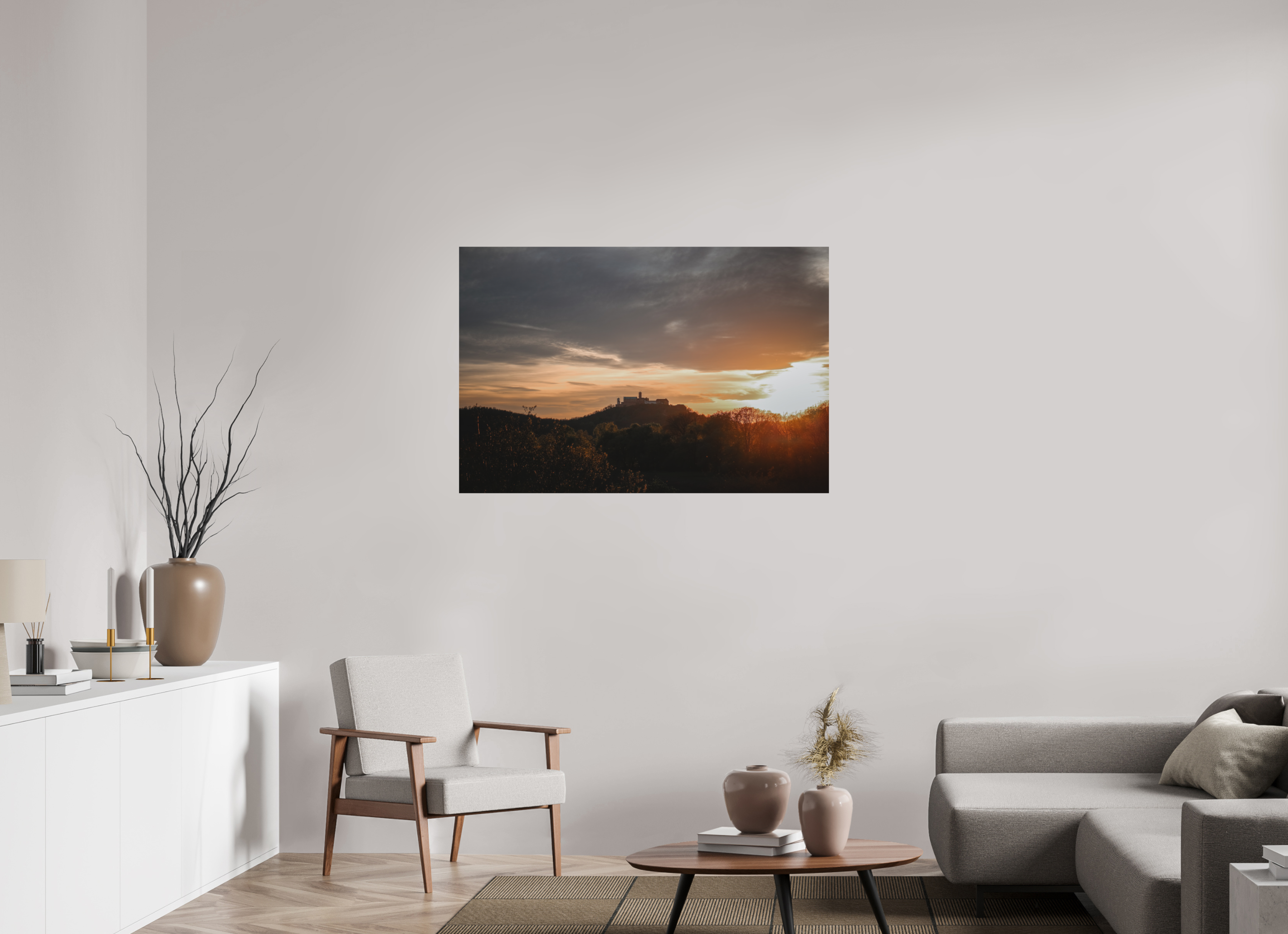 120 x 80 cm, Standard - Fuji Crystal Archive Silk Wartburg Sunset