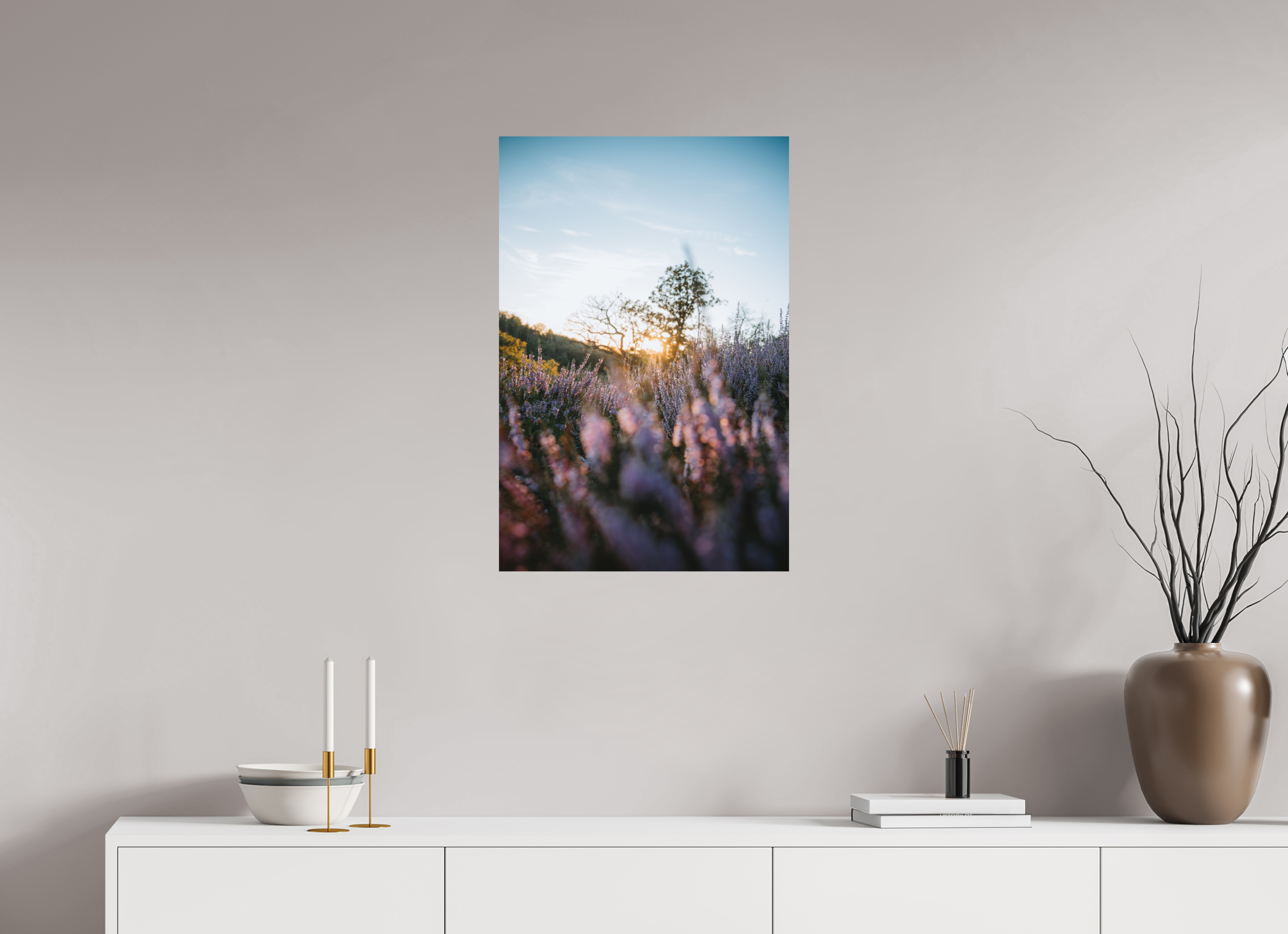 50 x 75 cm, Standard - Fuji Crystal Archive Silk Heidekraut