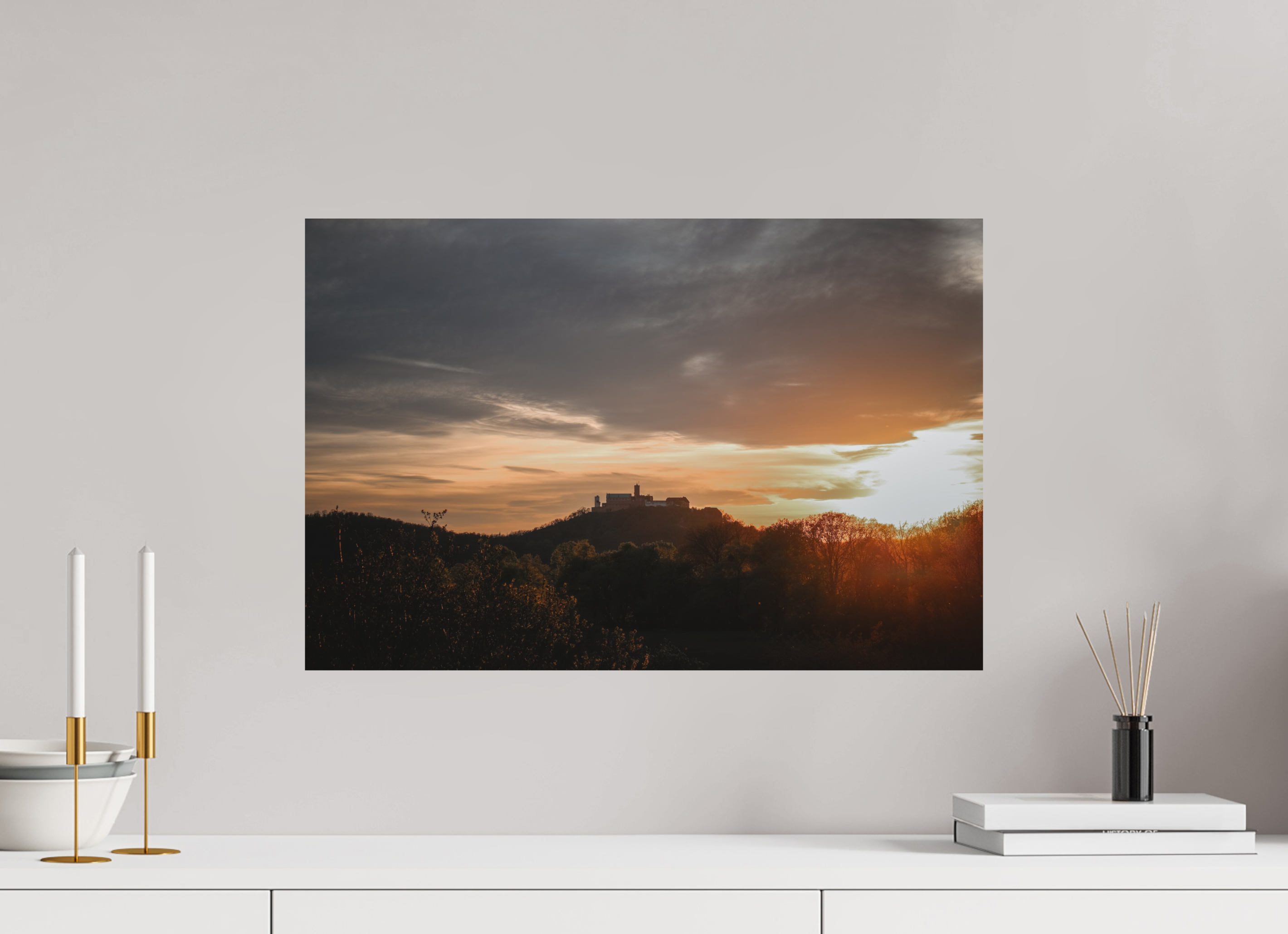 60 x 40 cm, Standard - Fuji Crystal Archive Silk Wartburg Sunset