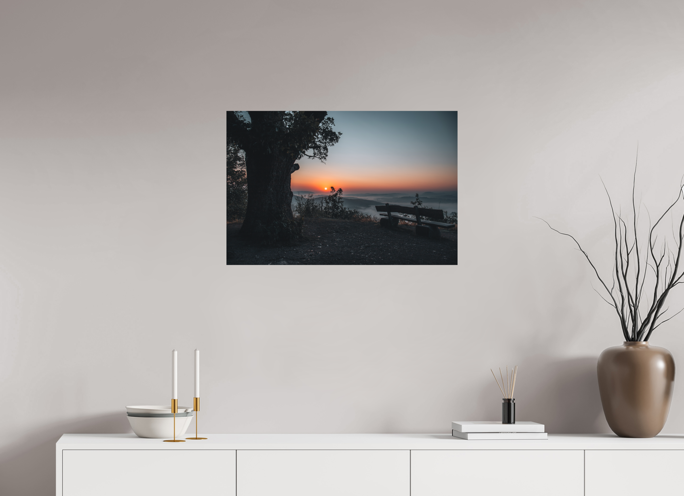 75 x 50 cm, Standard - Fuji Crystal Archive Silk Drachenstein Sunrise 2