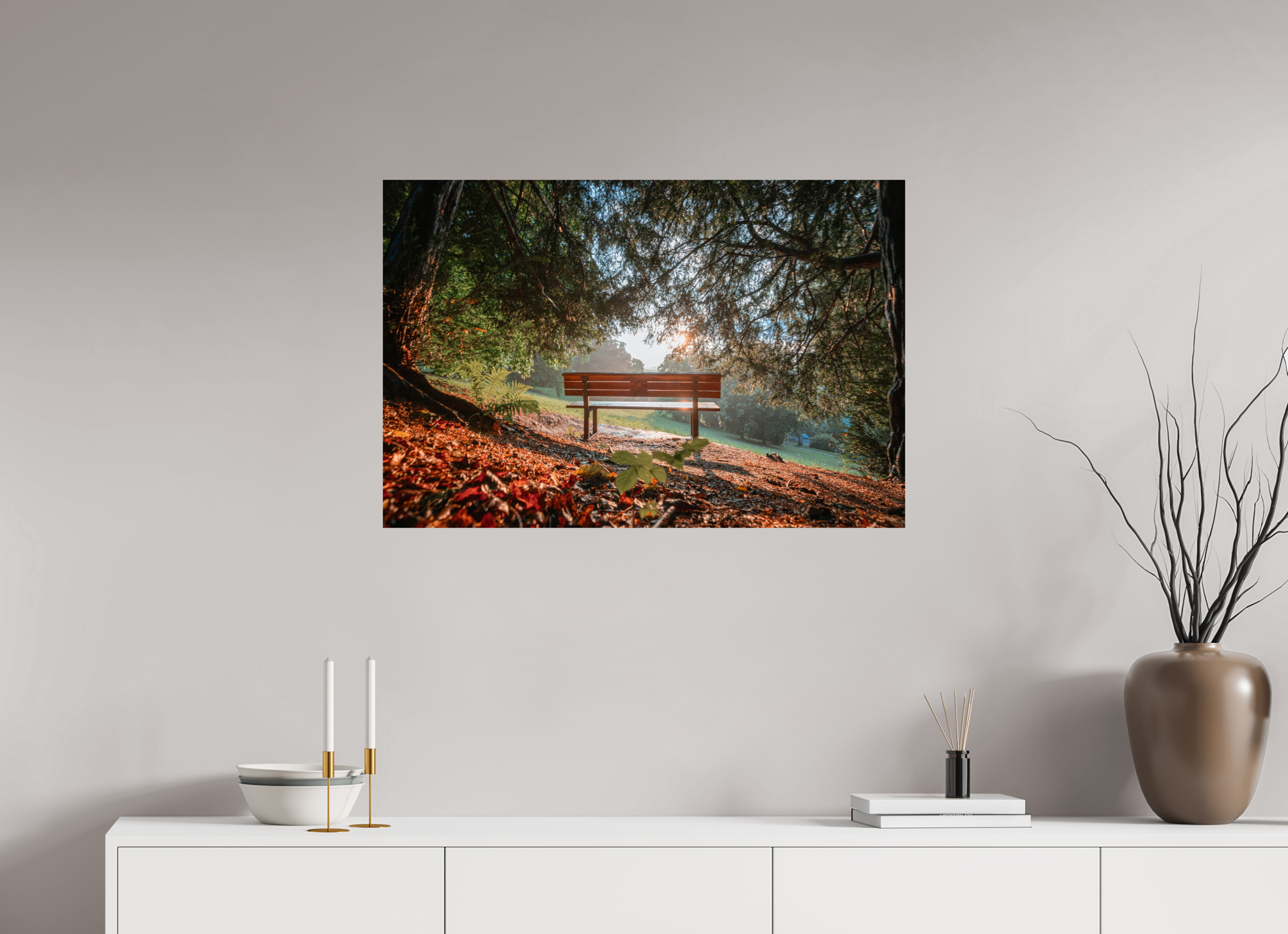 90 x 60 cm, Premium - Hahnemühle Photo Rag Baryta Eisenach Stadtpark