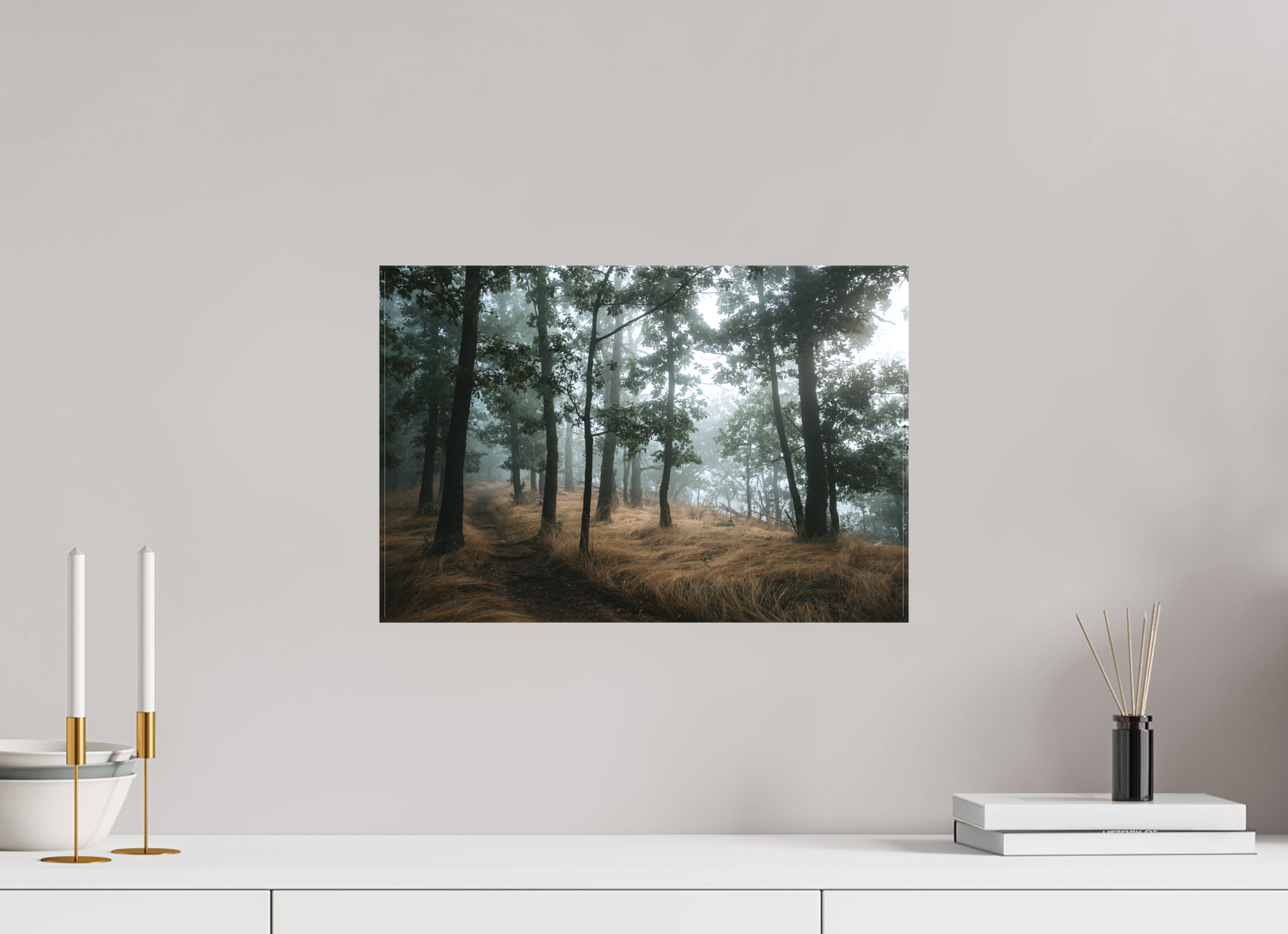 45 x 30 cm, Leinwandprint, matt Märchenwald 2