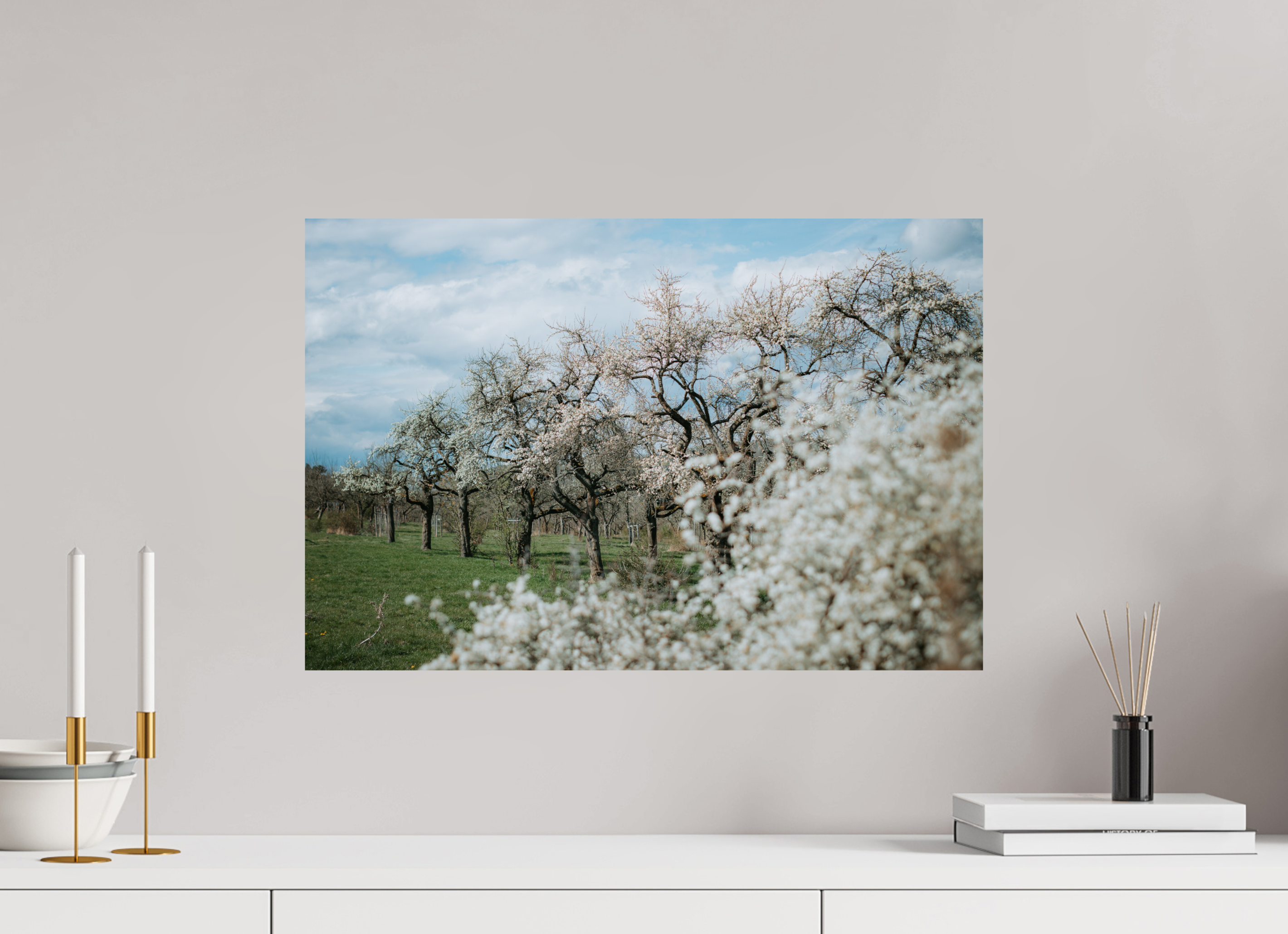 60 x 40 cm, Premium - Hahnemühle Photo Rag Baryta Kirschblüte