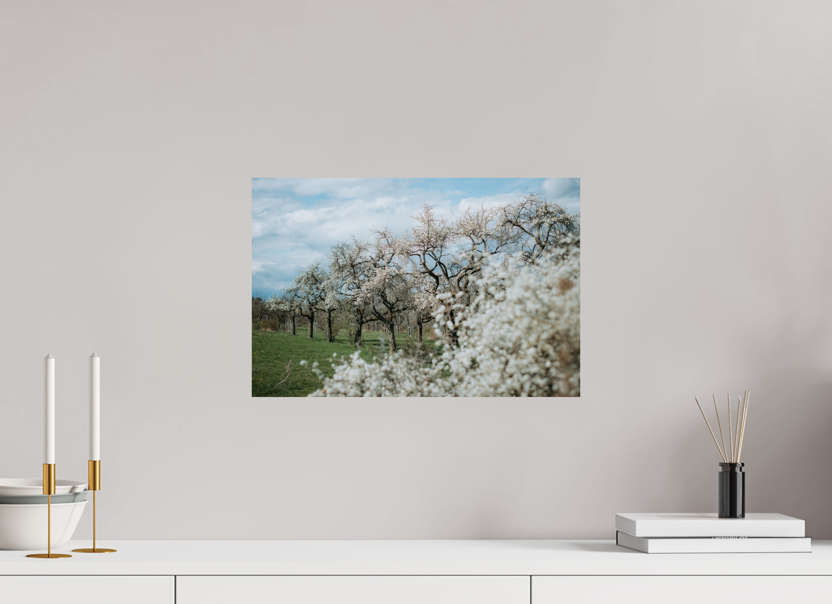 45 x 30 cm, Premium - Hahnemühle Photo Rag Baryta Kirschblüte