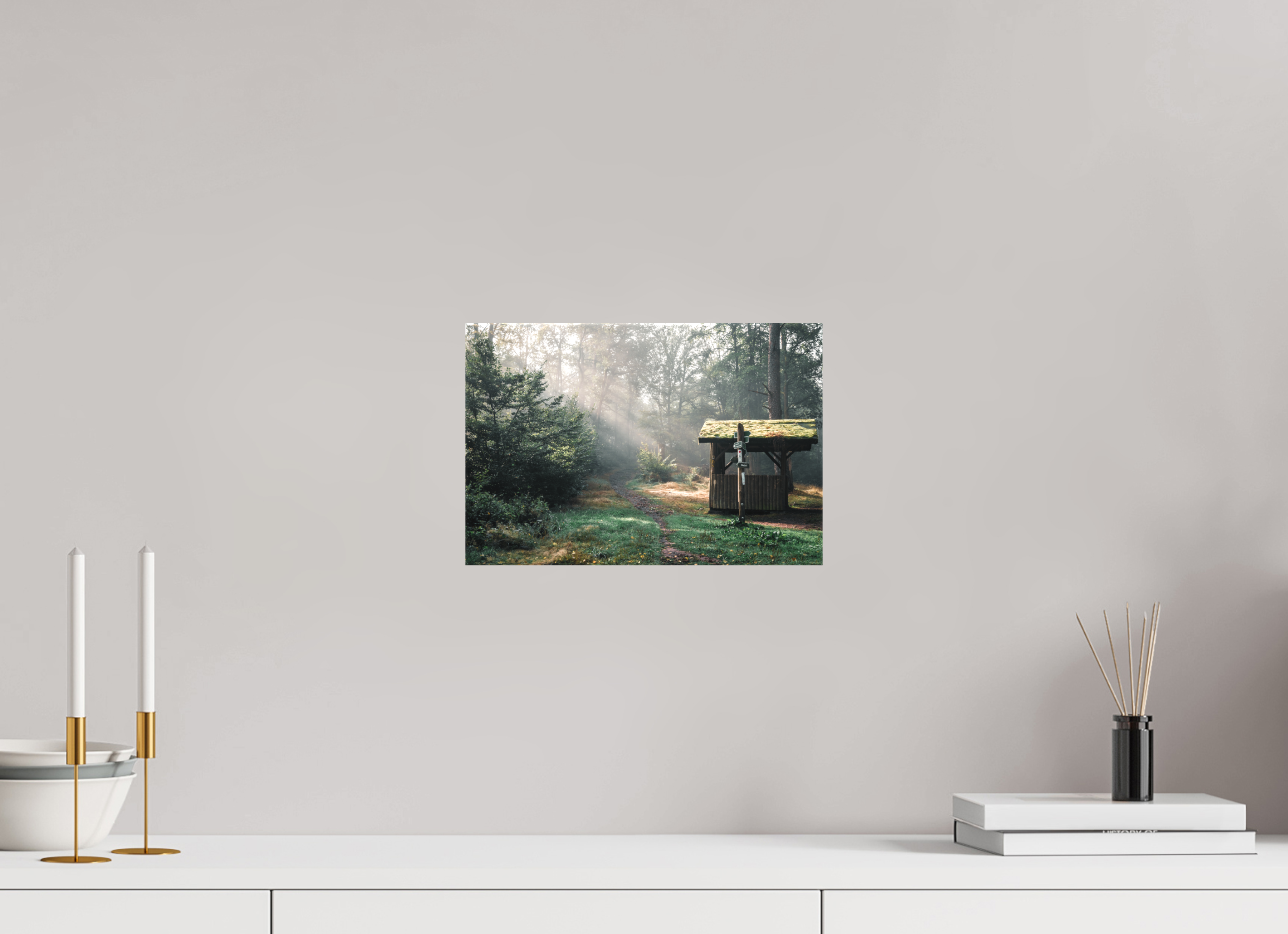 30 x 20 cm, Leinwandprint, matt Märchenwald