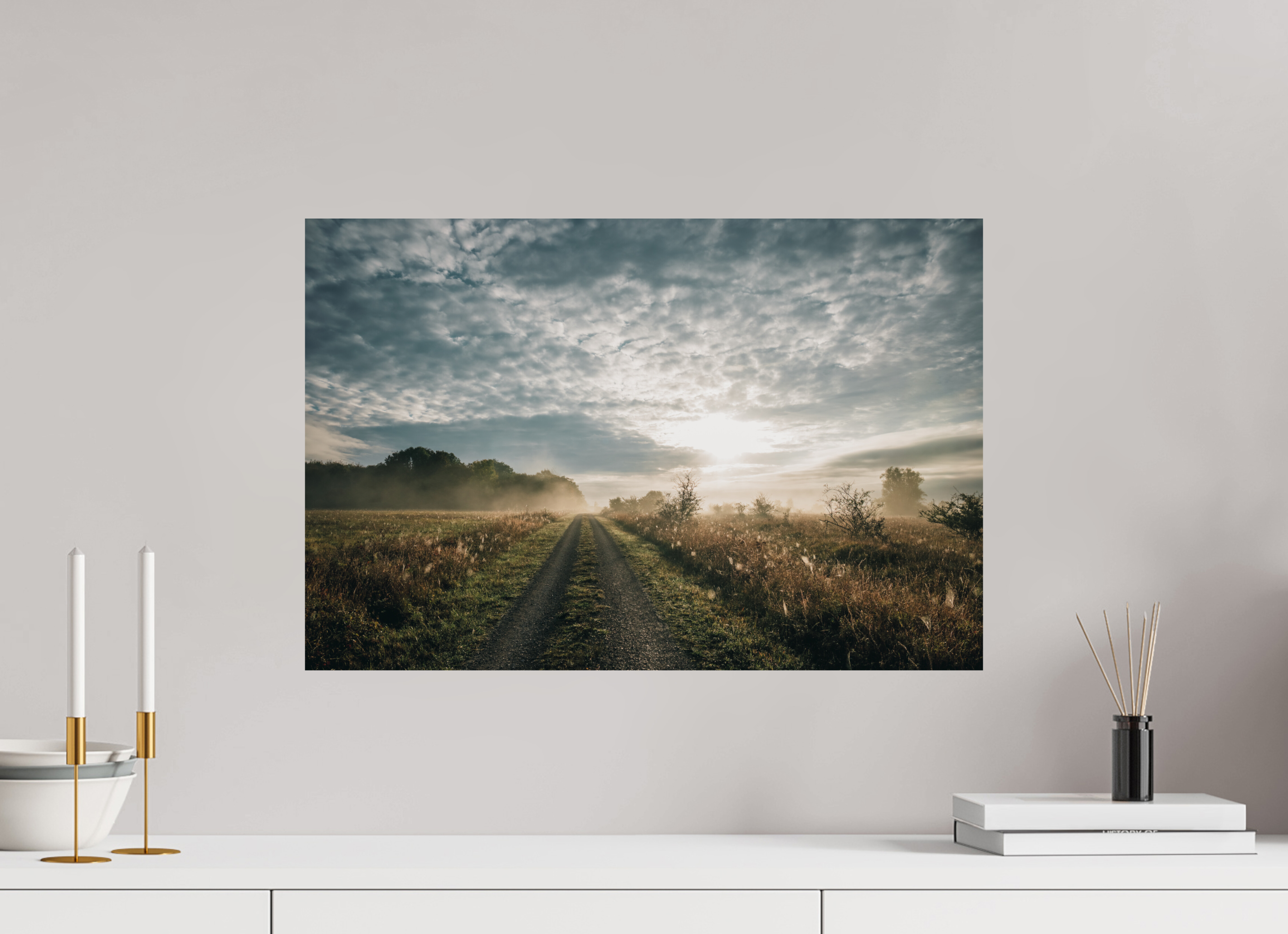 60 x 40 cm, Premium - Hahnemühle Photo Rag Baryta Hainich Sunrise