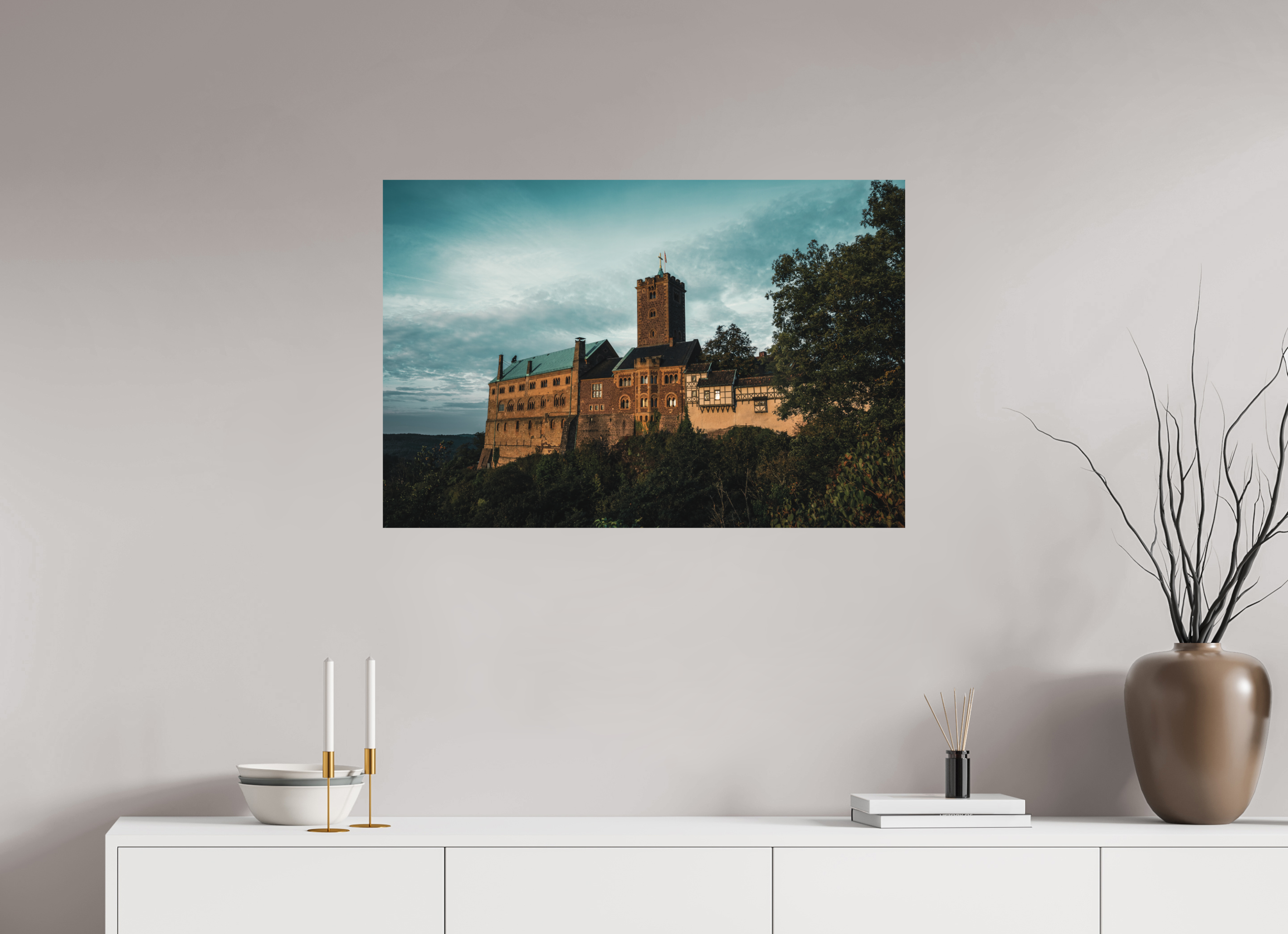 90 x 60 cm, Standard - Fuji Crystal Archive Silk Wartburg Sunrise