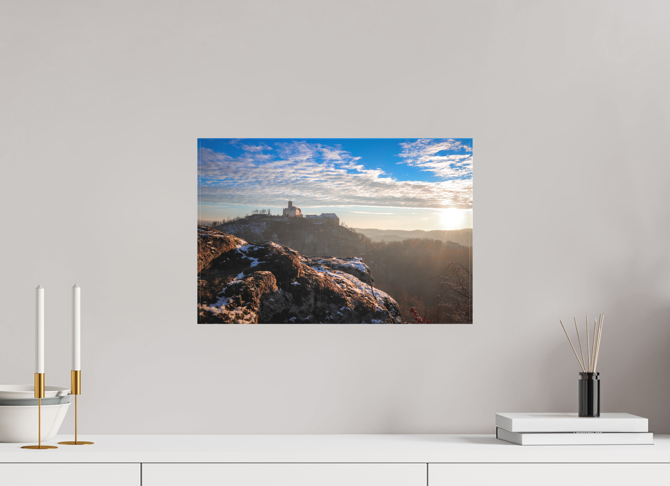 45 x 30 cm, Leinwandprint, matt Metilstein