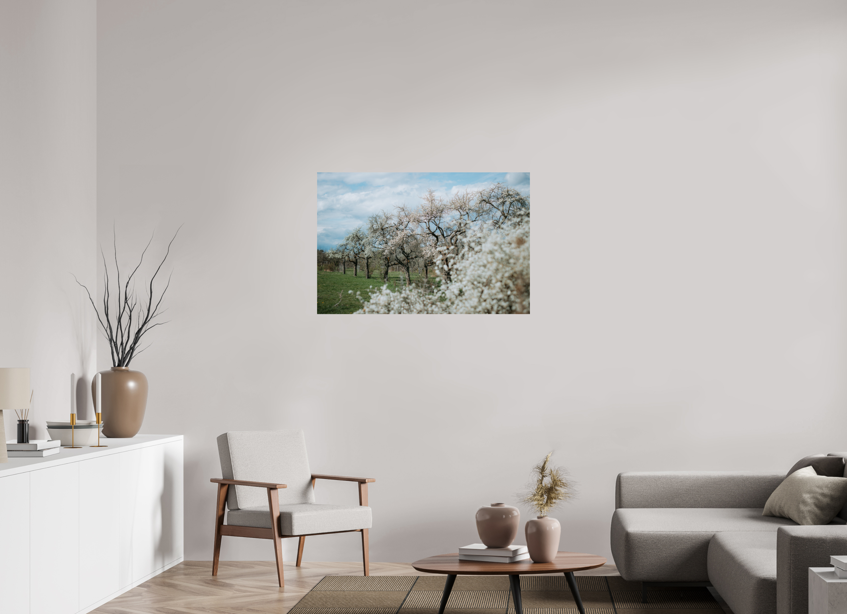 105 x 70 cm, Premium - Hahnemühle Photo Rag Baryta Kirschblüte