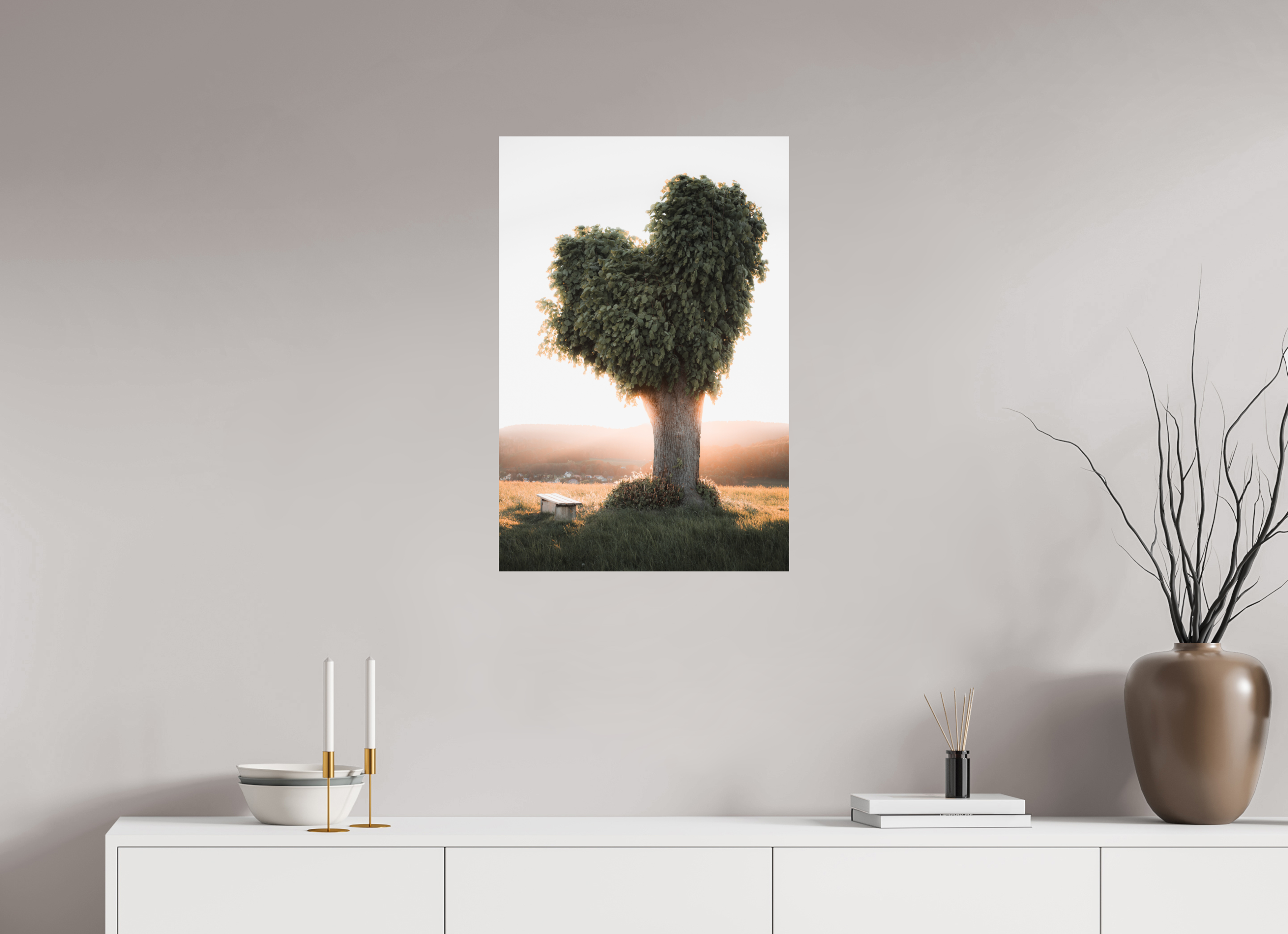 50 x 75 cm, Premium - Hahnemühle Photo Rag Baryta Herzbaum Mosbach