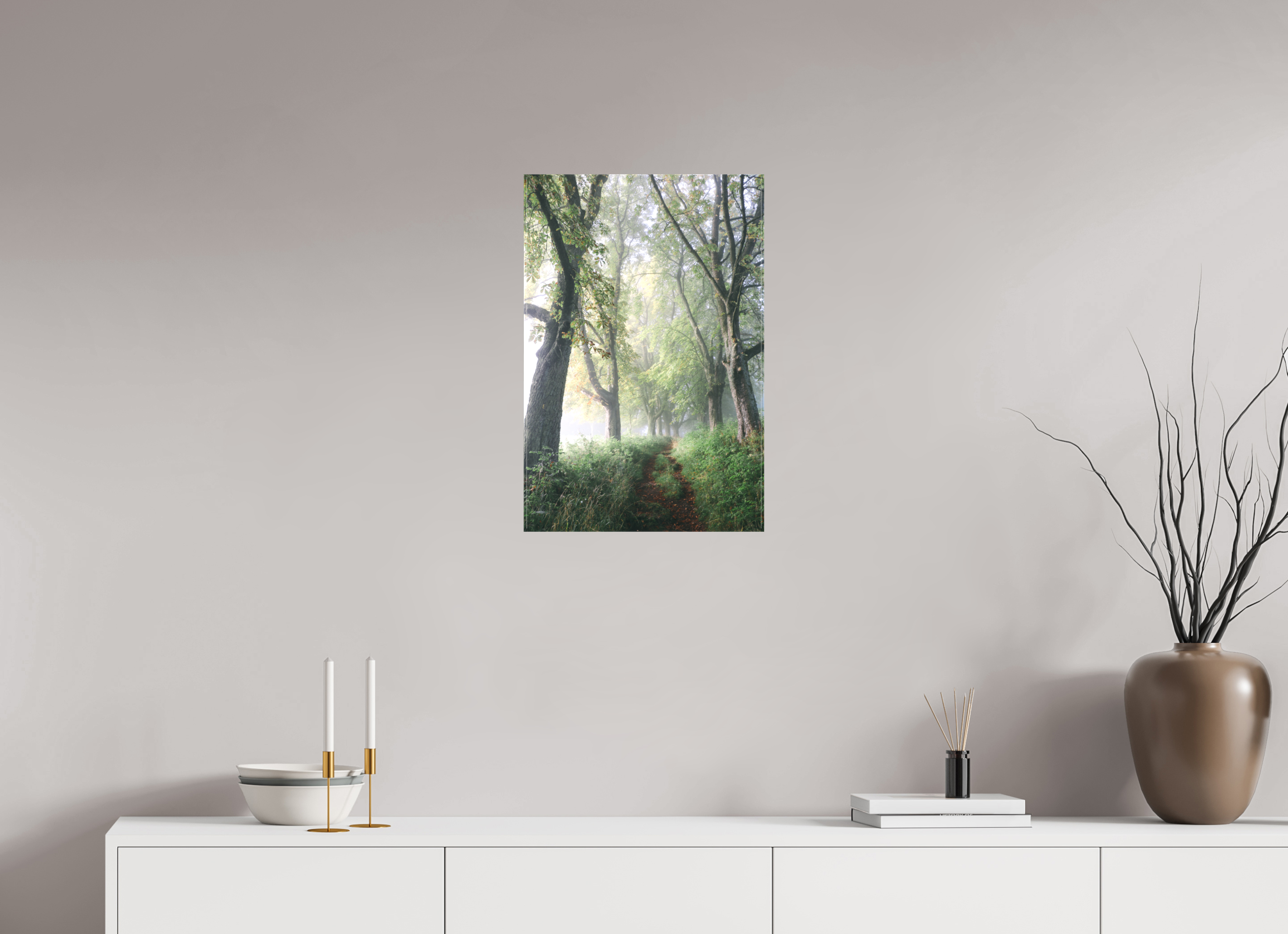 40 x 60 cm, Leinwandprint, matt Kastanienallee