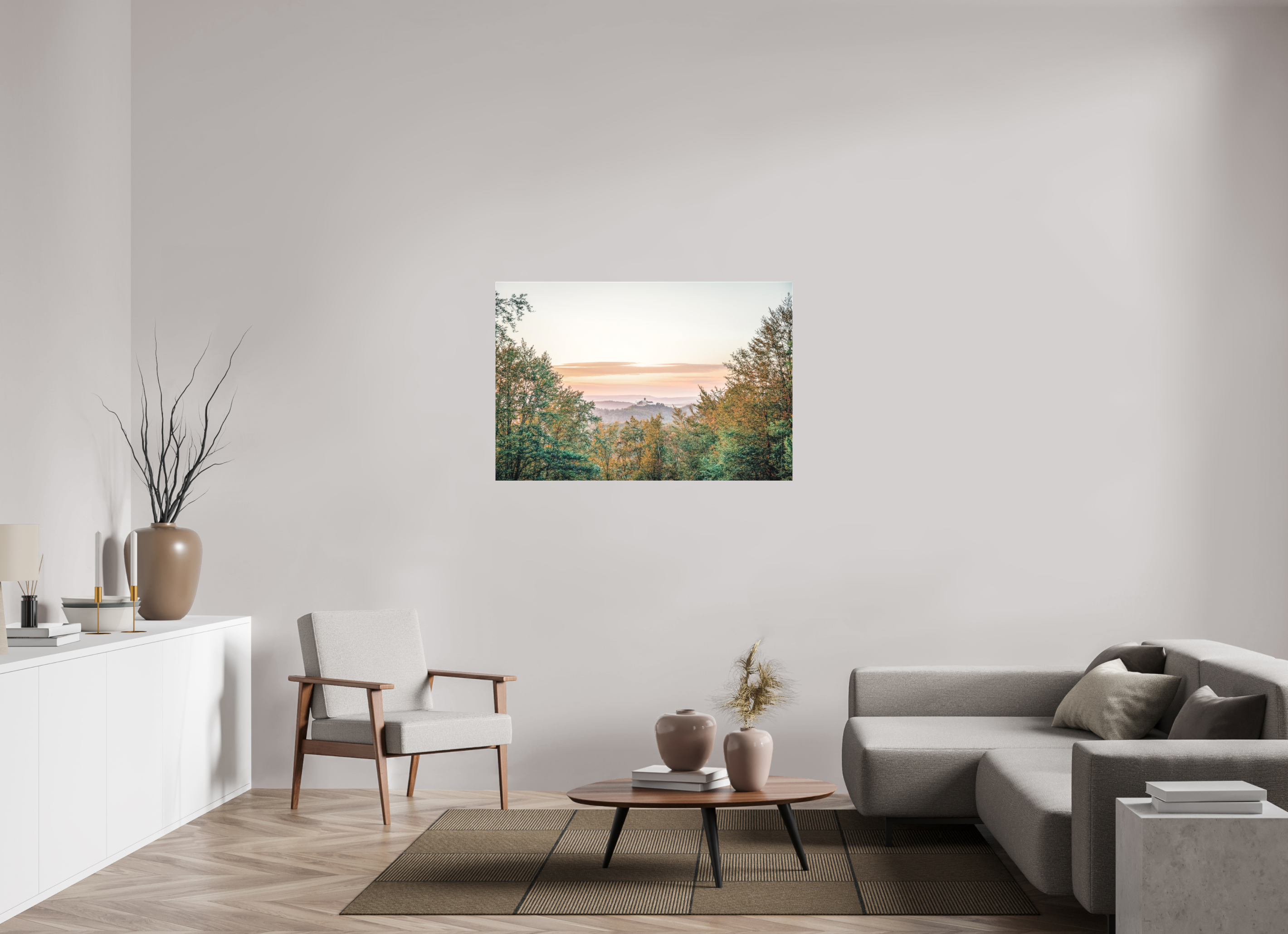 120 x 80 cm, Leinwandprint, matt Marienblick