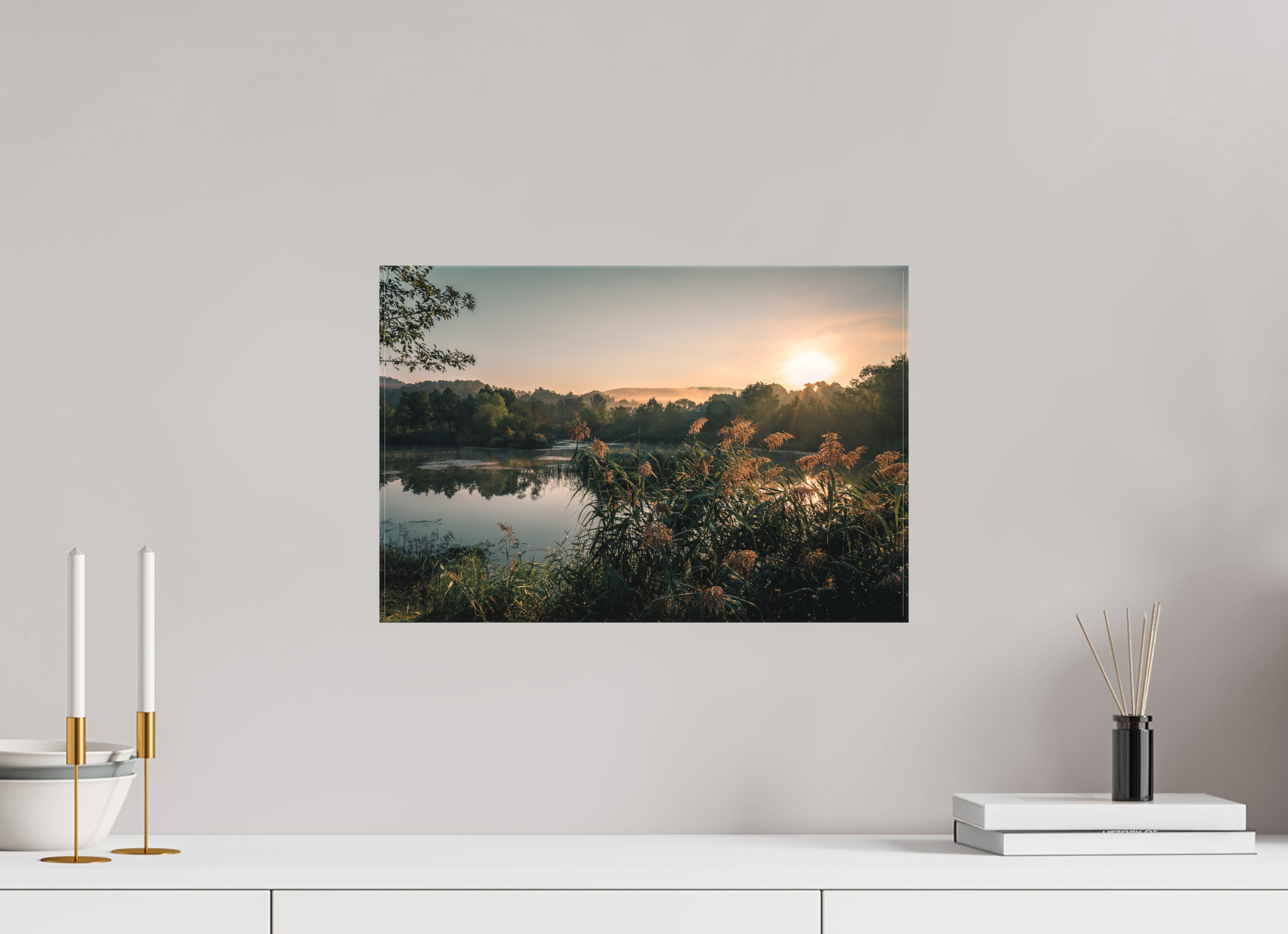 45 x 30 cm, Leinwandprint, matt Werra Mihla