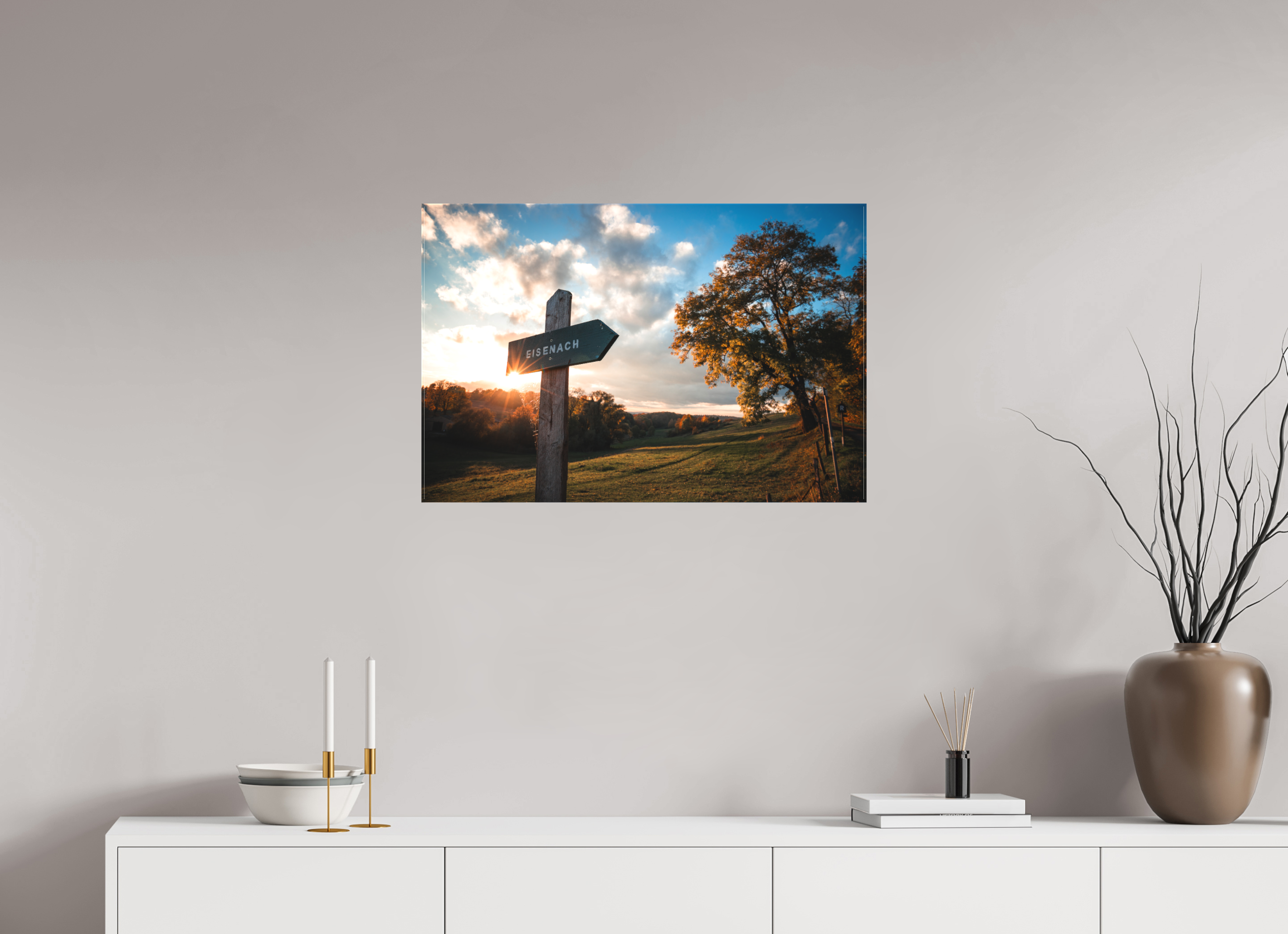 75 x 50 cm, Leinwandprint, matt Clausberg