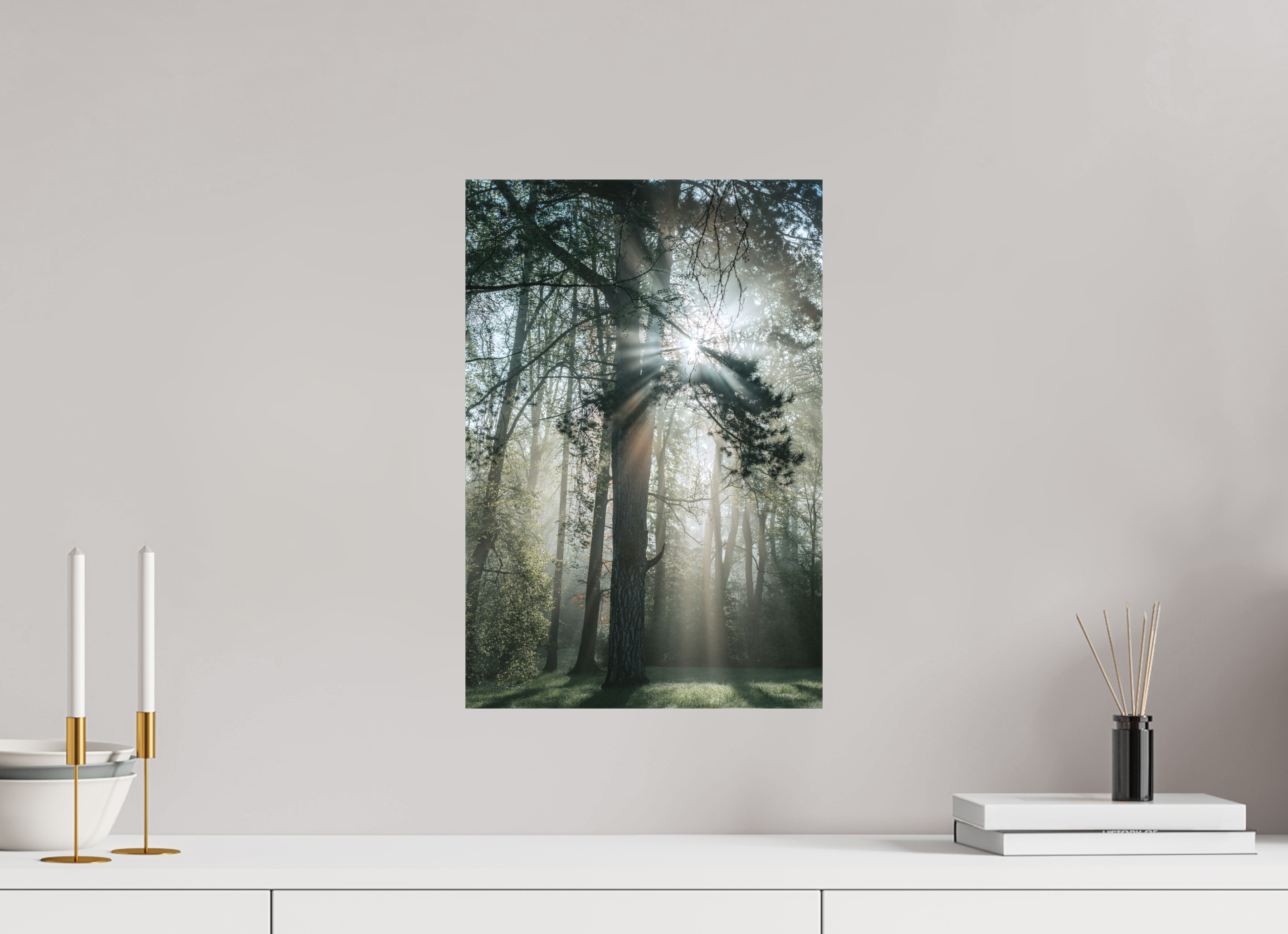 30 x 45 cm, Leinwandprint, matt Eisenach Stadtpark 3