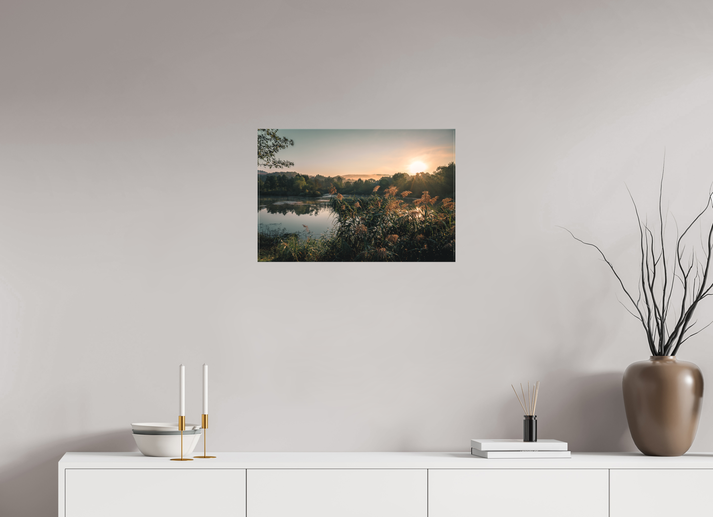 60 x 40 cm, Leinwandprint, matt Werra Mihla