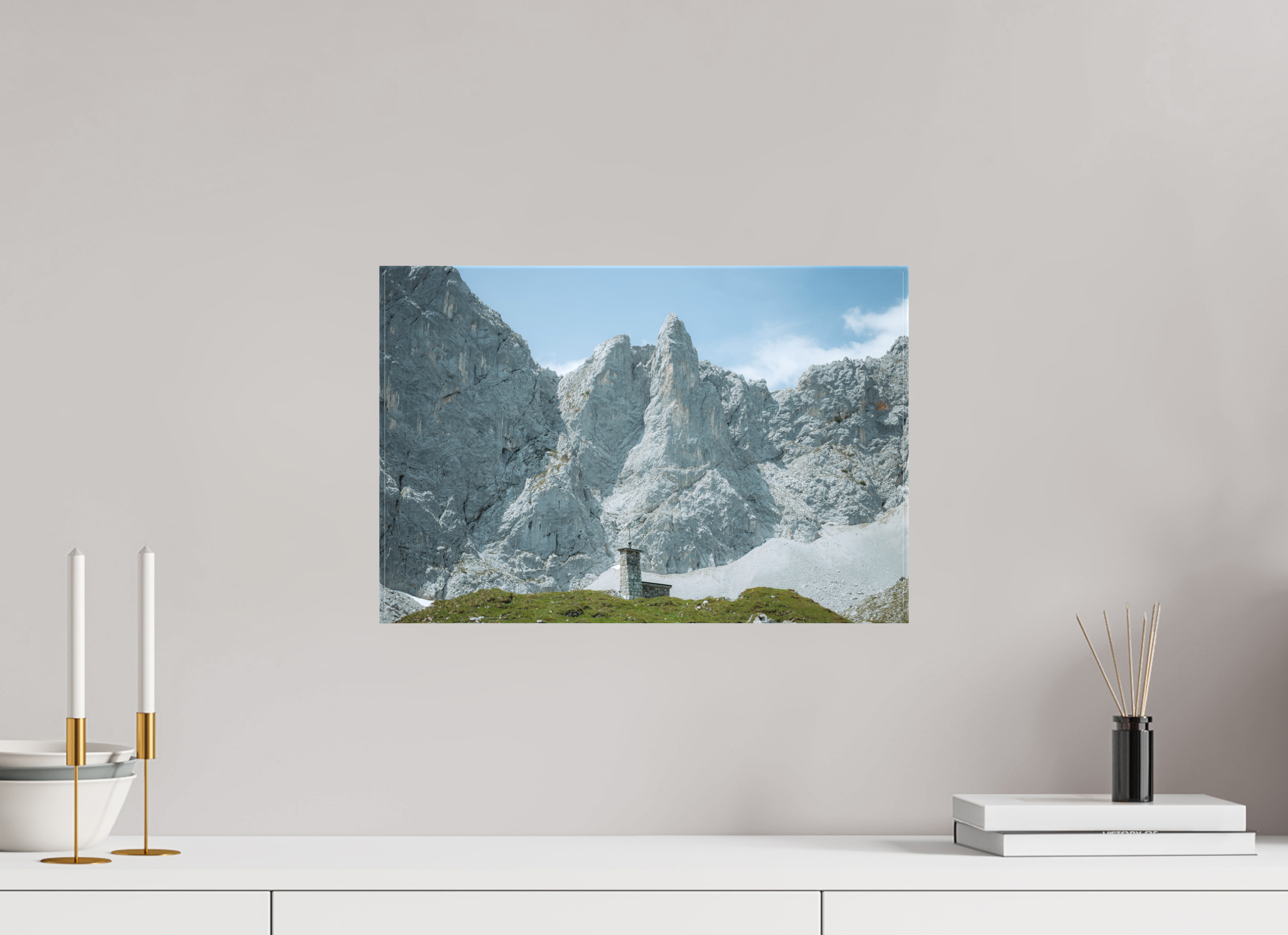 45 x 30 cm, Leinwandprint, matt Karwendel 5