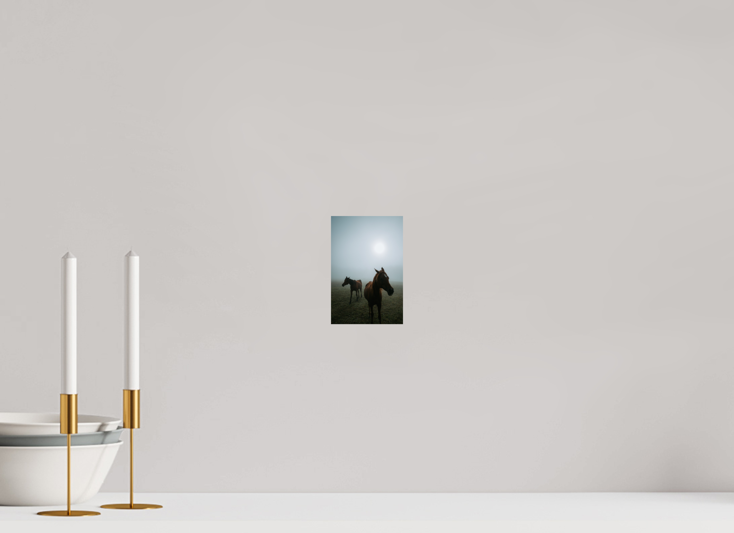 10 x 15 cm, Premium - Hahnemühle Photo Rag Baryta Pferde am Clausberg