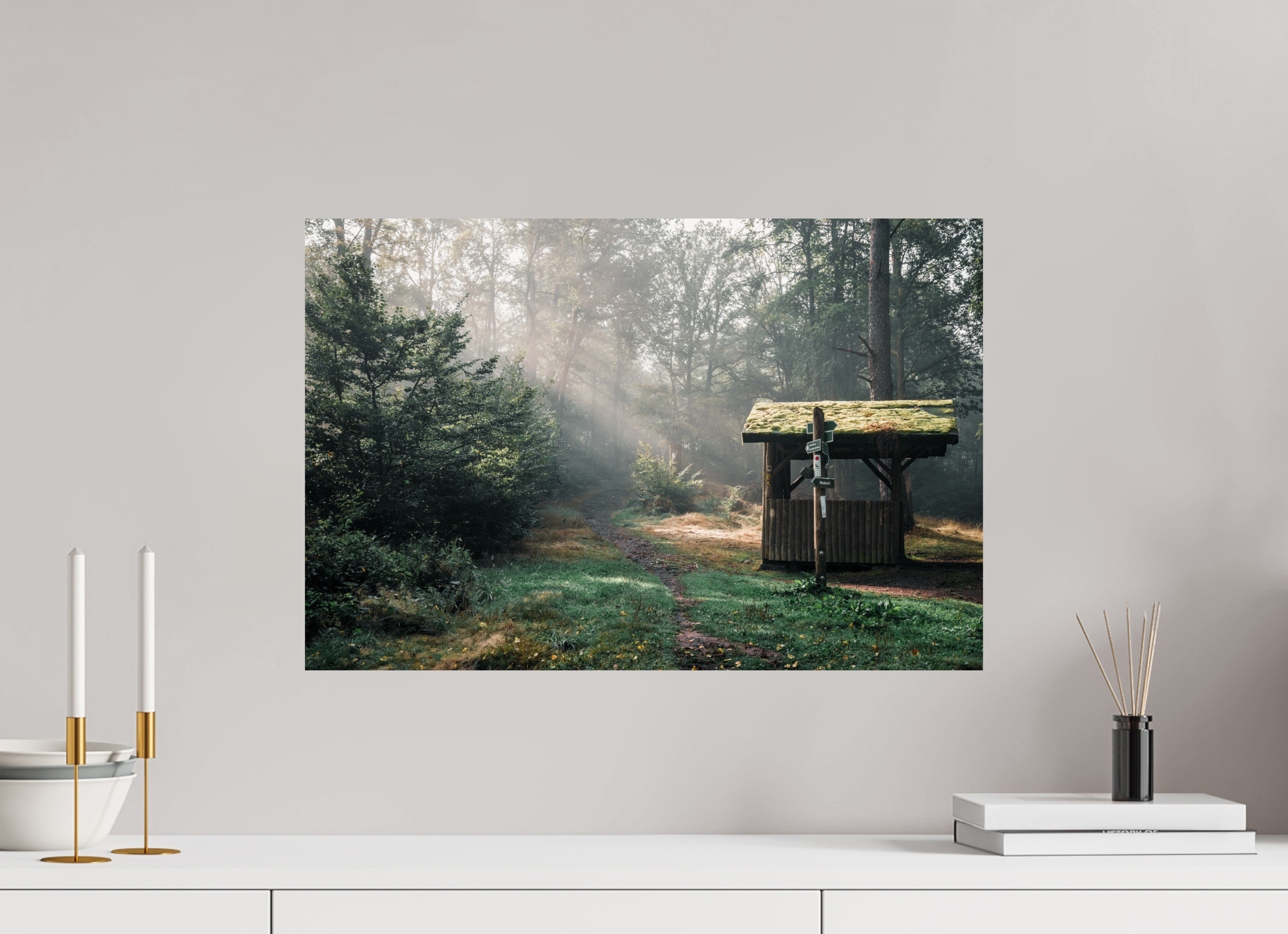 60 x 40 cm, Premium - Hahnemühle Photo Rag Baryta Märchenwald
