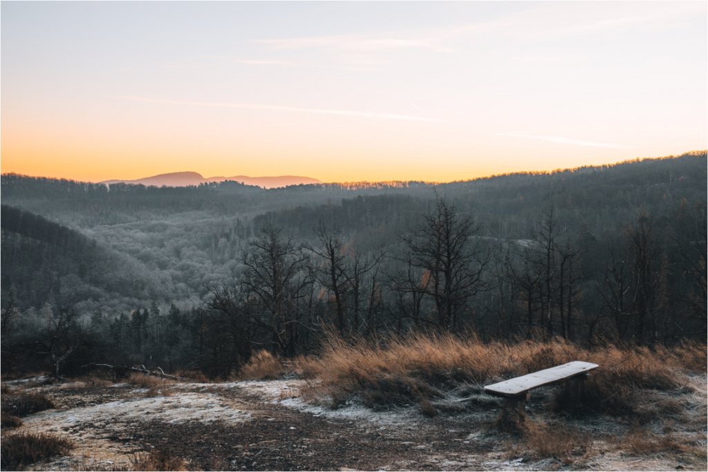 Sonnenaufgang am Breitengescheid bei Eisenach – Landschaftsfotografie