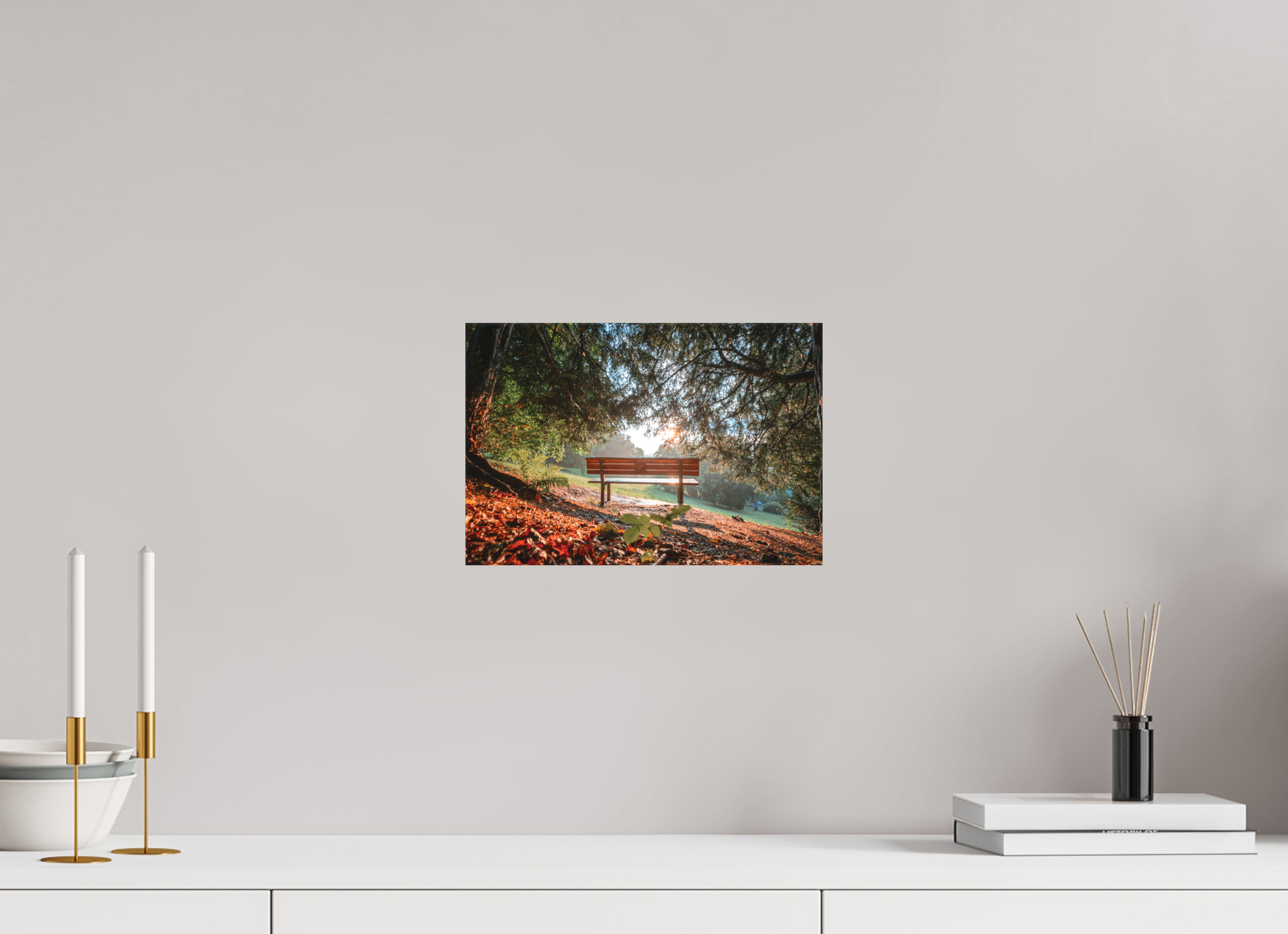 30 x 20 cm, Leinwandprint, matt Eisenach Stadtpark