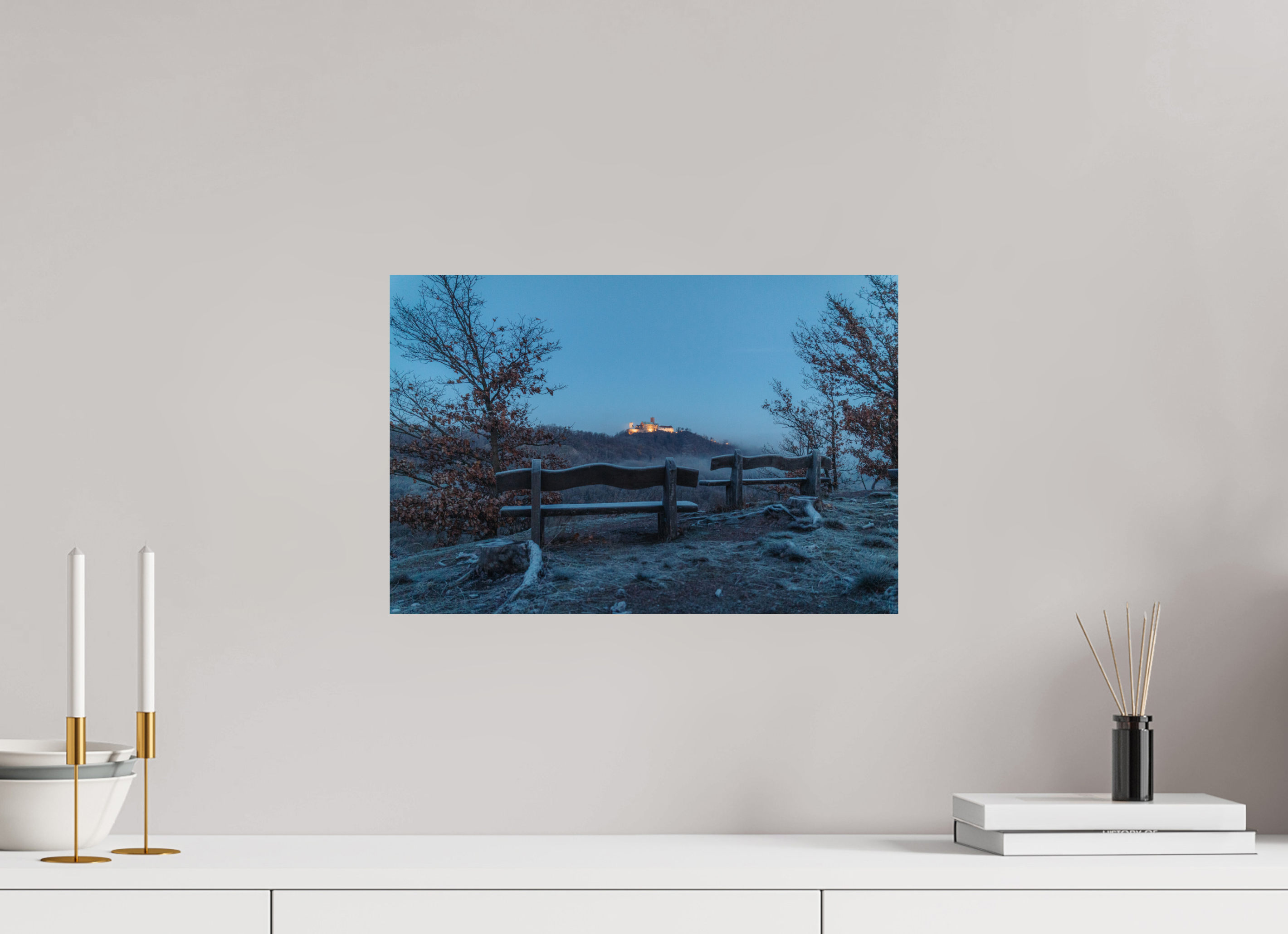 45 x 30 cm, Premium - Hahnemühle Photo Rag Baryta Wartburg Winter