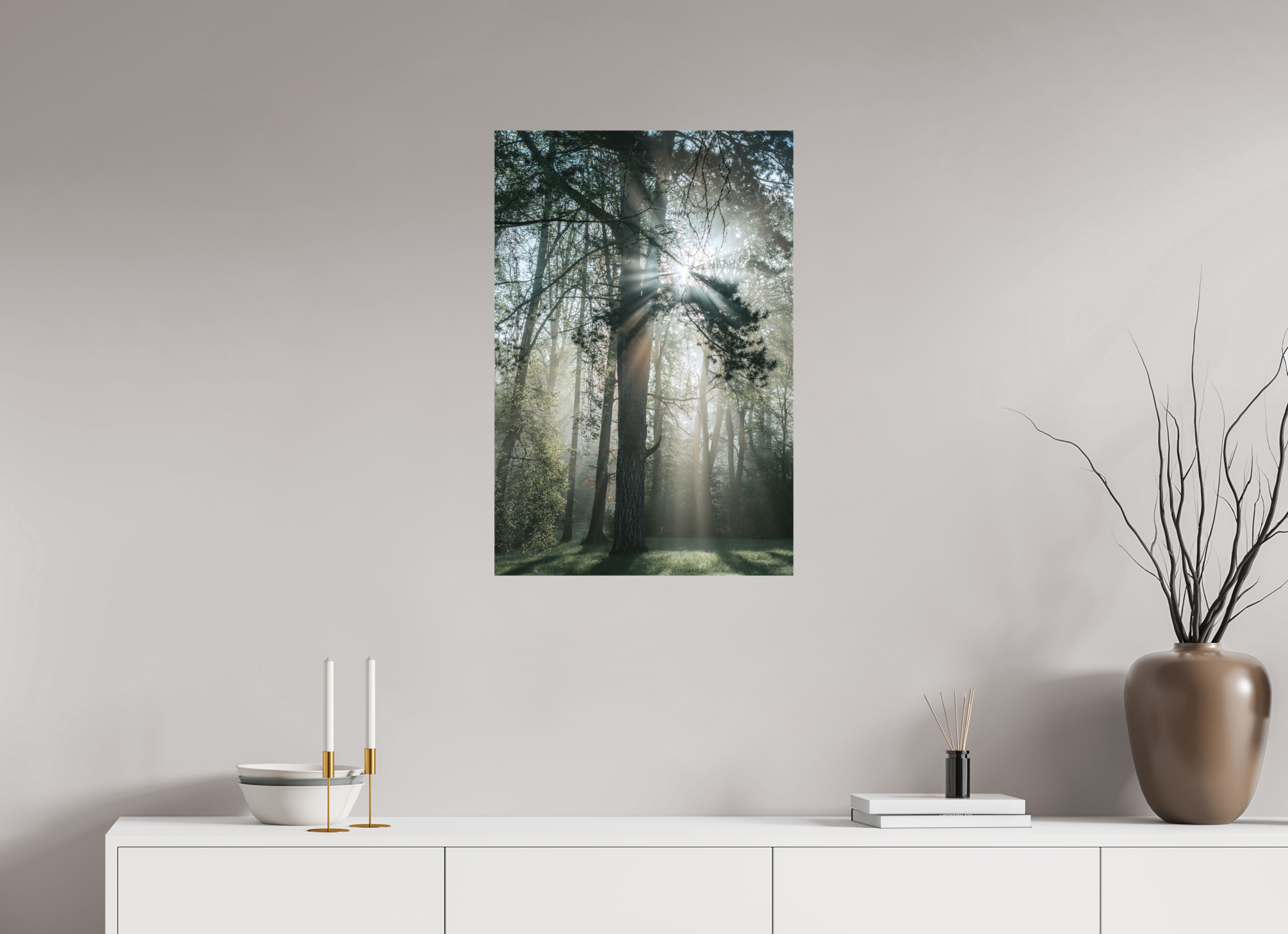 50 x 75 cm, Leinwandprint, matt Eisenach Stadtpark 3