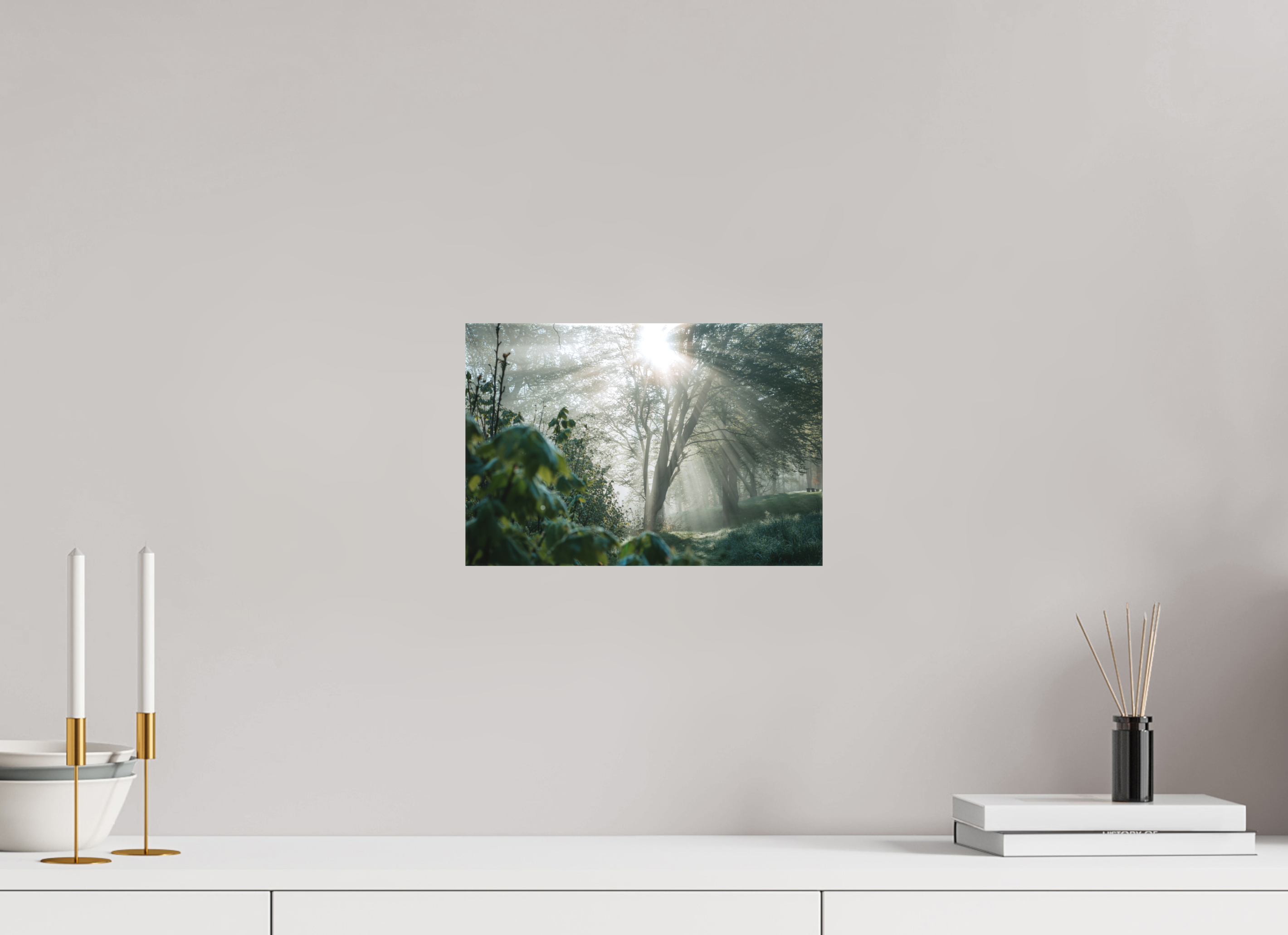 30 x 20 cm, Leinwandprint, matt Stadtpark Eisenach 2