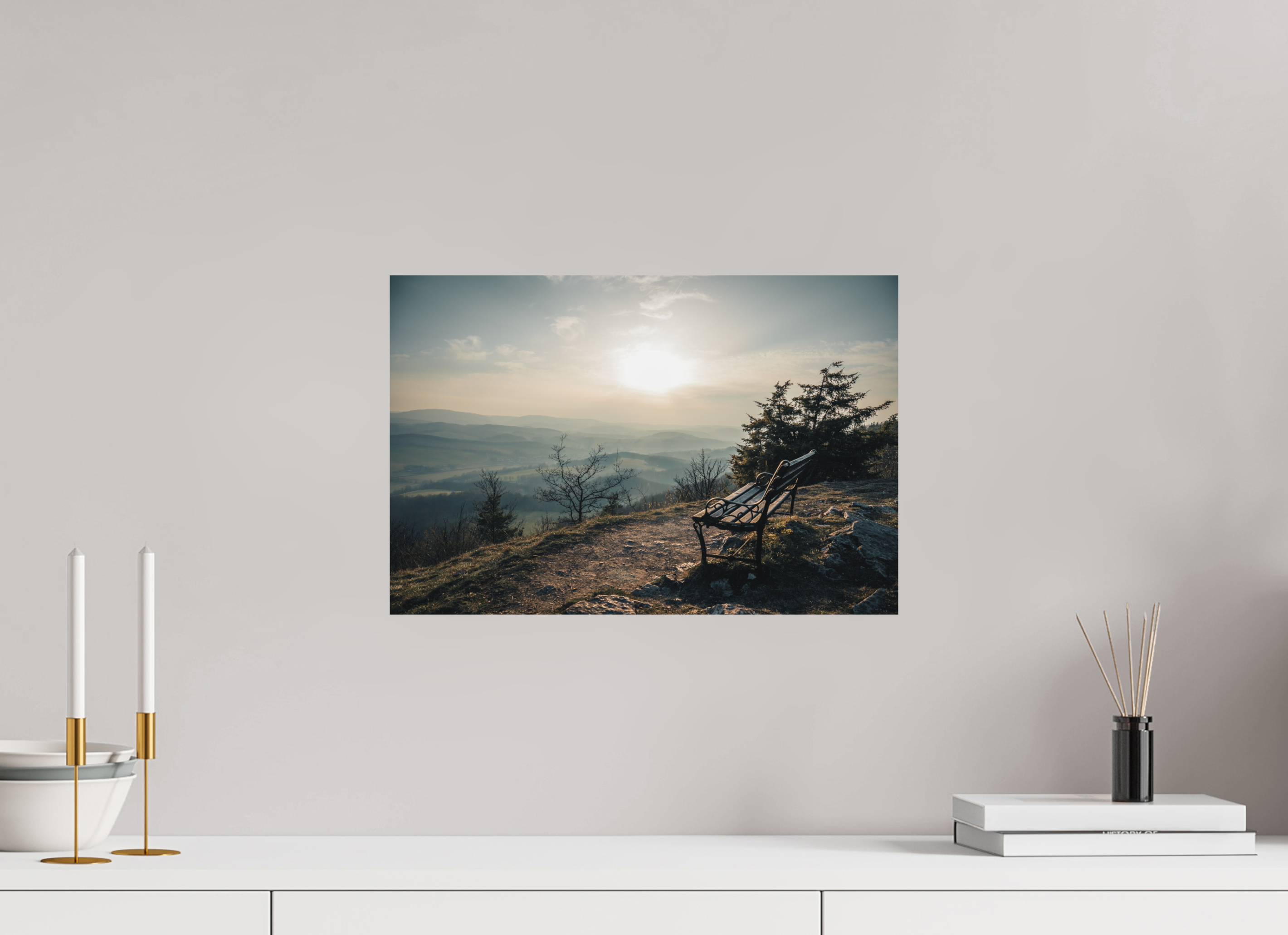 45 x 30 cm, Standard - Fuji Crystal Archive Silk Hörselberg Sunset