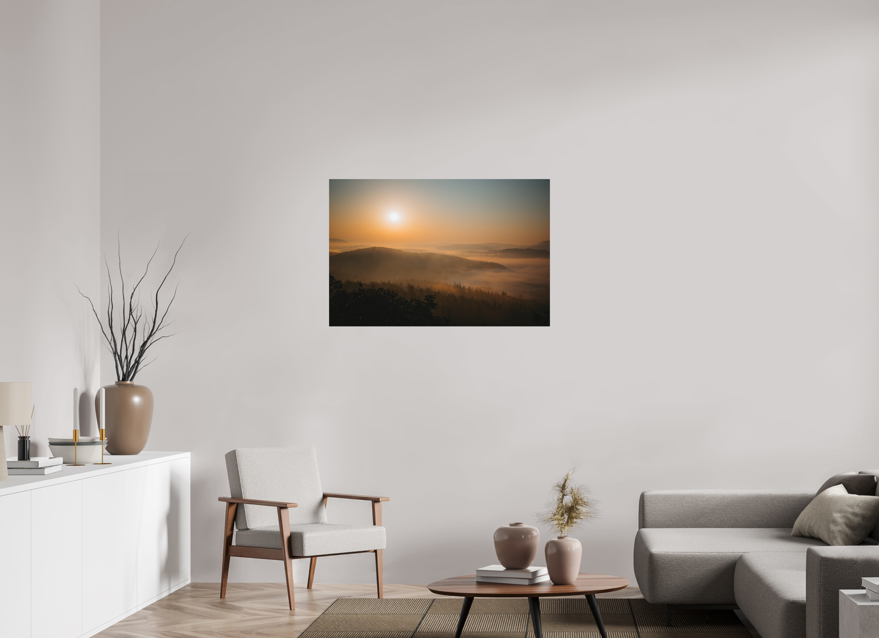 105 x 70 cm, Standard - Fuji Crystal Archive Silk Drachenstein Sunrise