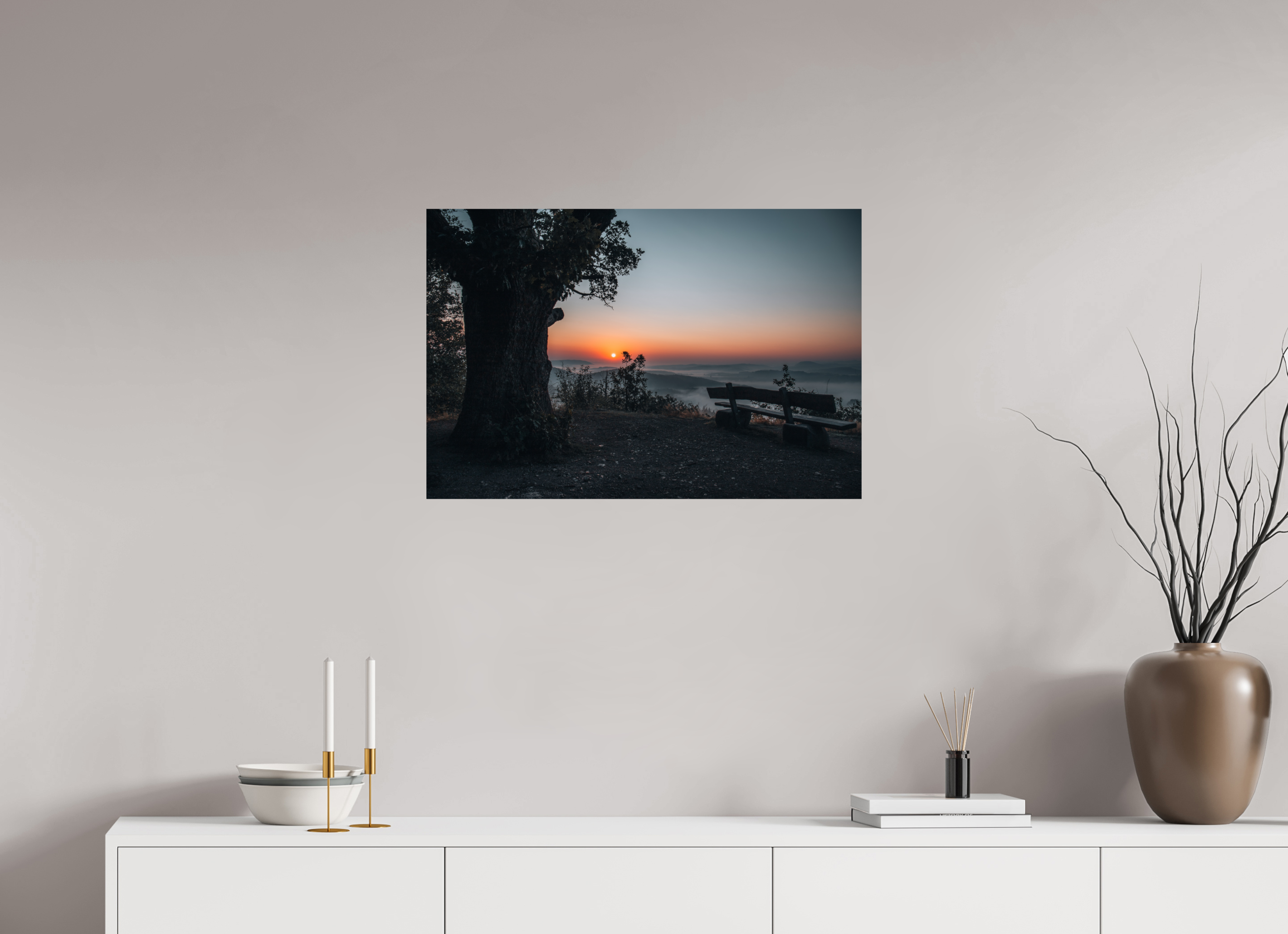 75 x 50 cm, Premium - Hahnemühle Photo Rag Baryta Drachenstein Sunrise 2