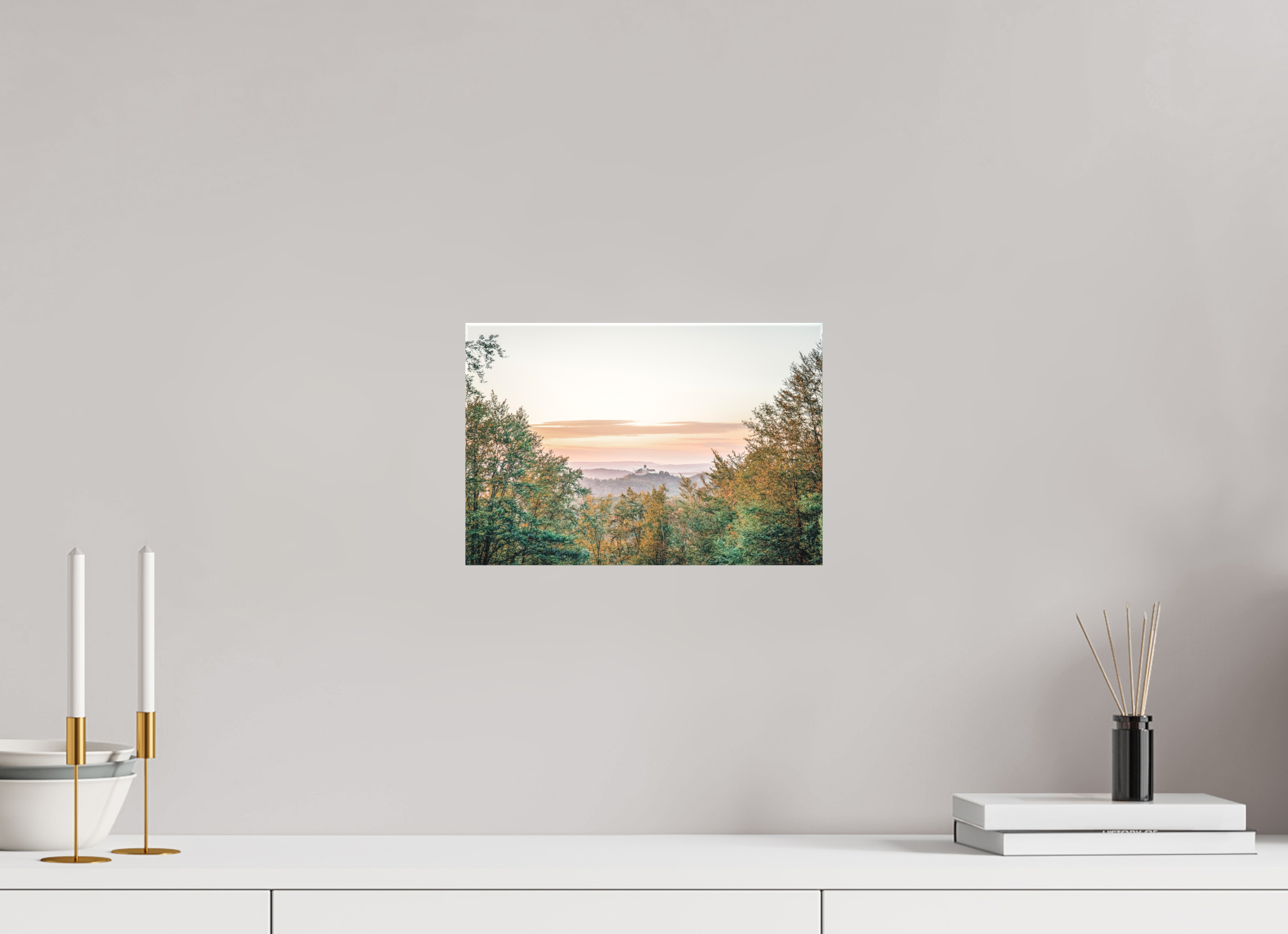 30 x 20 cm, Leinwandprint, matt Marienblick