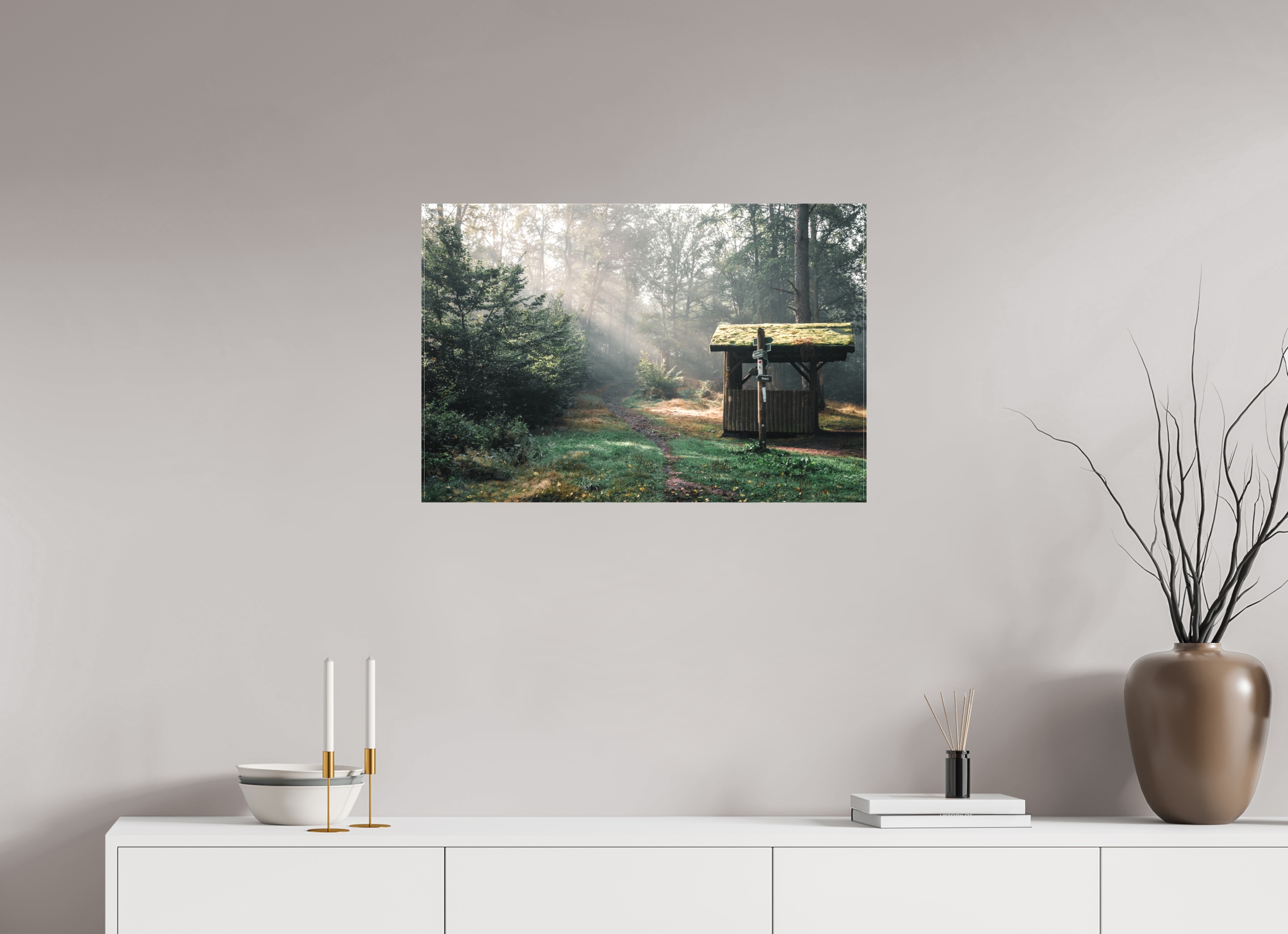 75 x 50 cm, Leinwandprint, matt Märchenwald