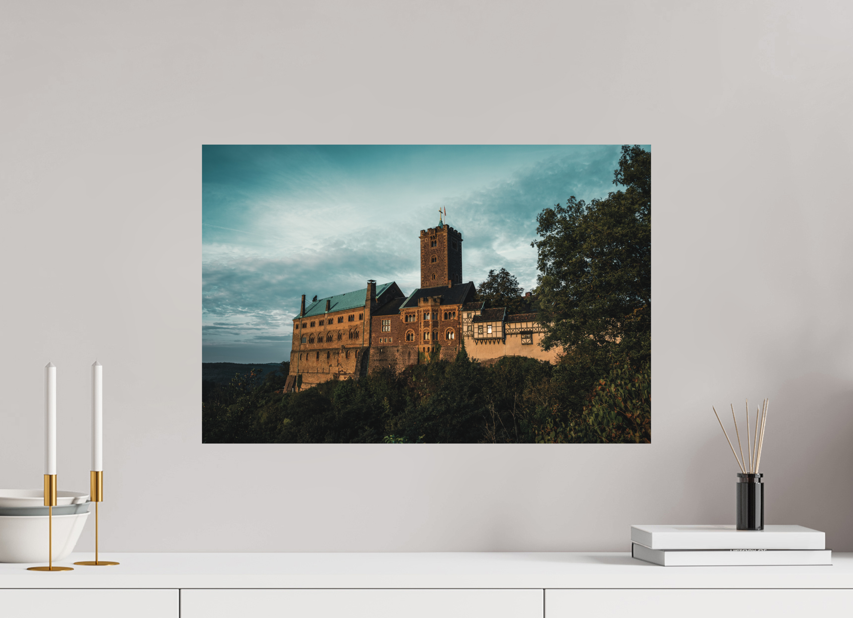 60 x 40 cm, Standard - Fuji Crystal Archive Silk Wartburg Sunrise