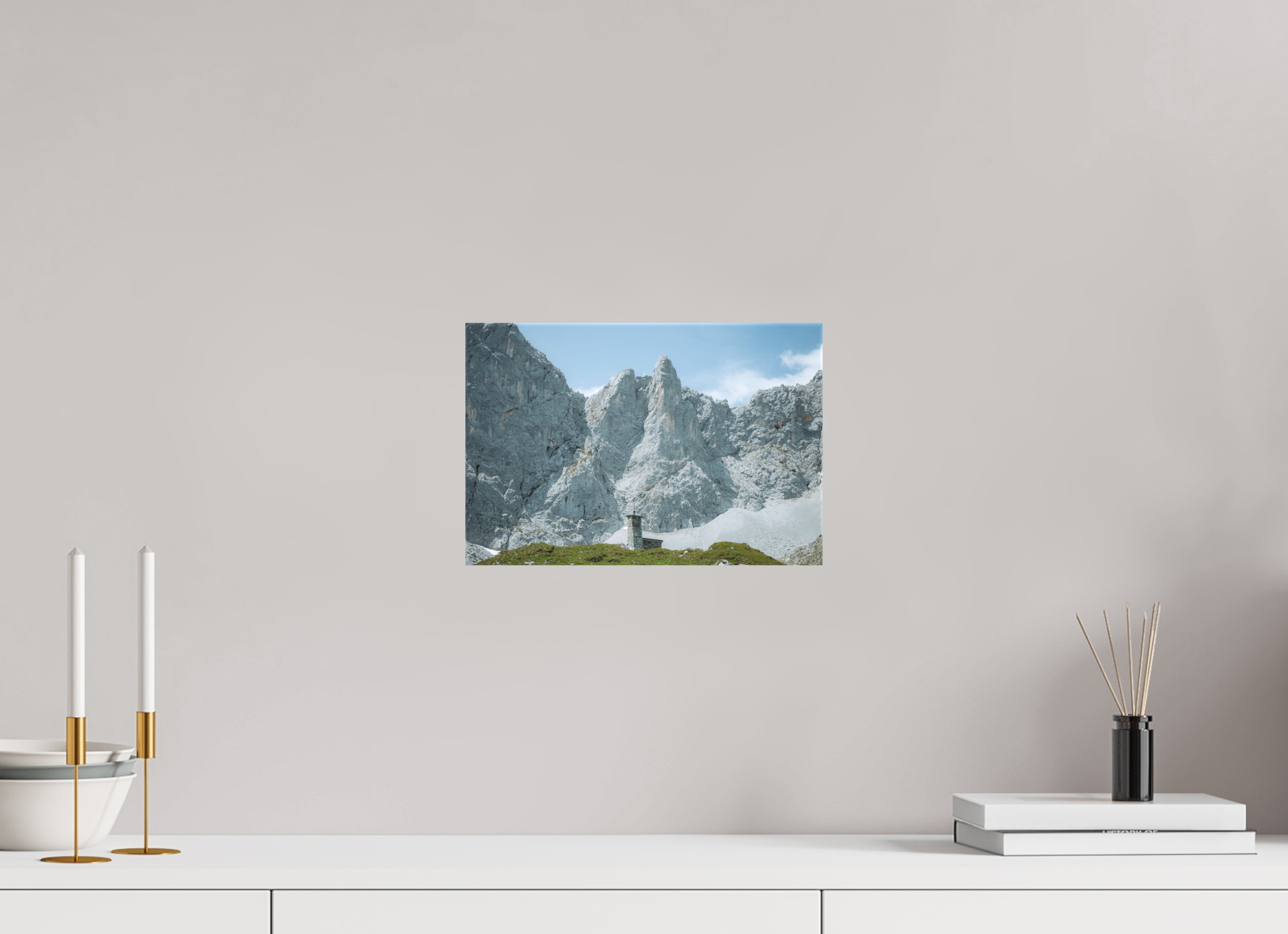 30 x 20 cm, Leinwandprint, matt Karwendel 5