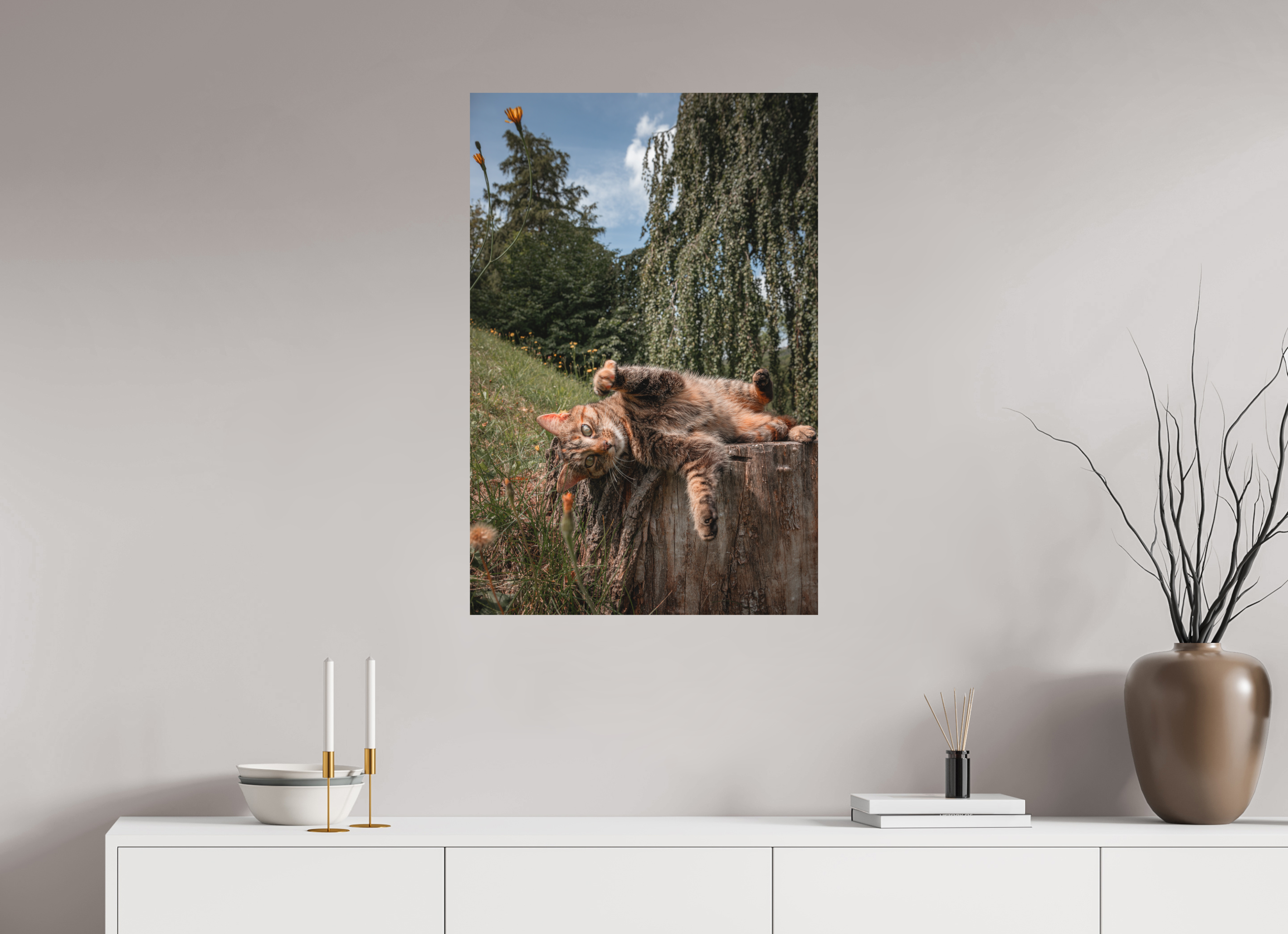 60 x 90 cm, Standard - Fuji Crystal Archive Silk Wild Cat