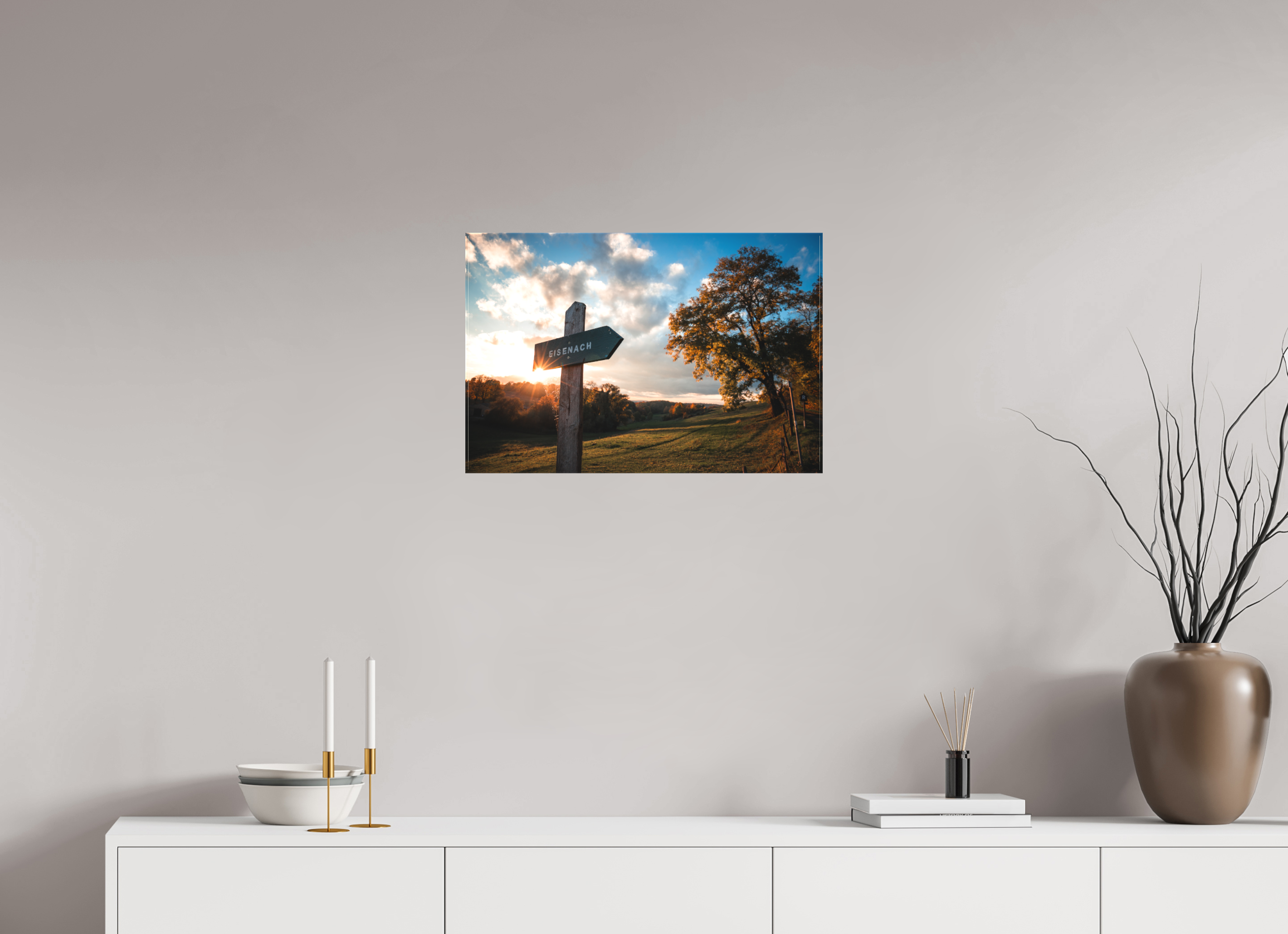 60 x 40 cm, Leinwandprint, matt Clausberg