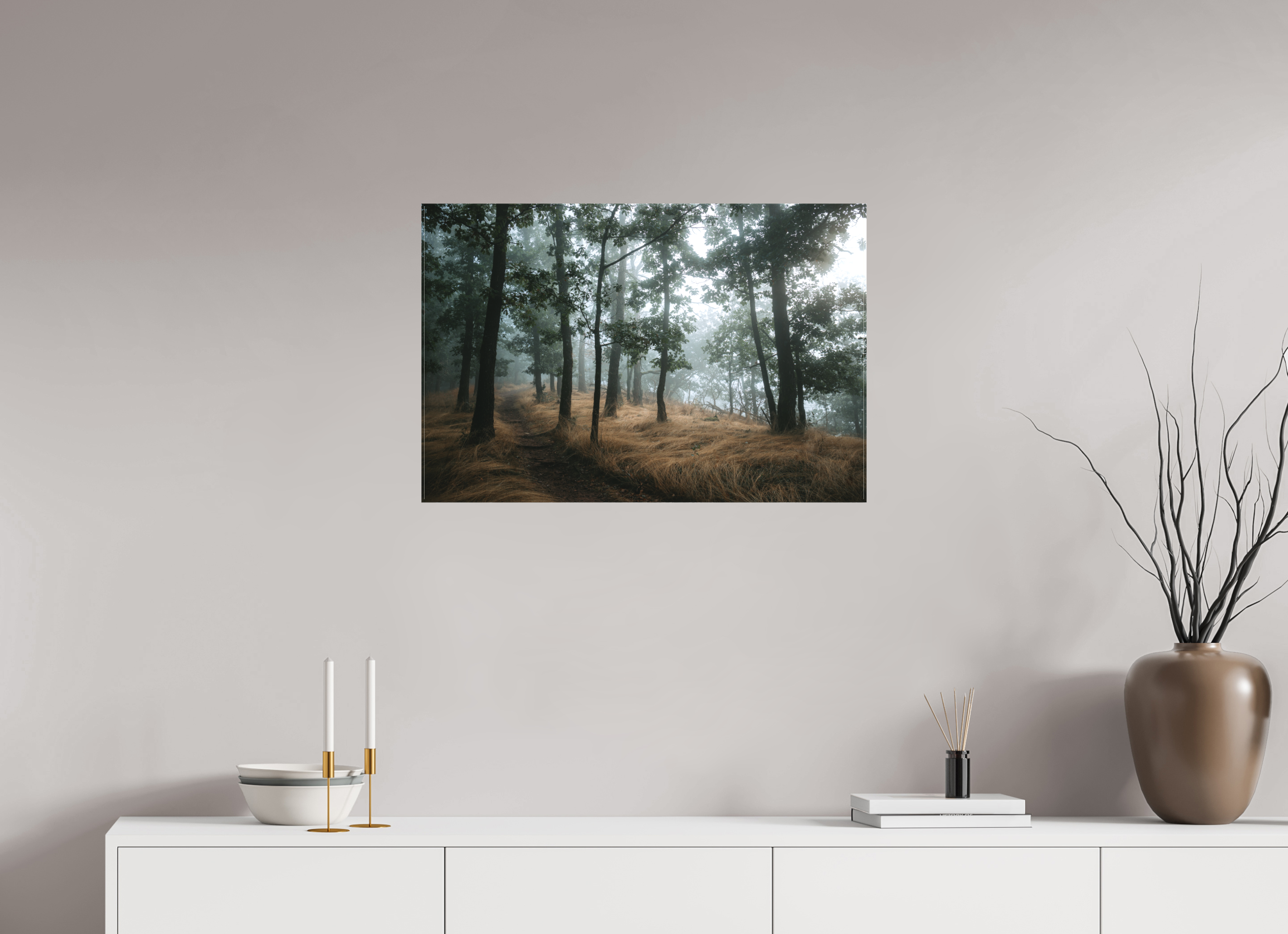 75 x 50 cm, Leinwandprint, matt Märchenwald 2